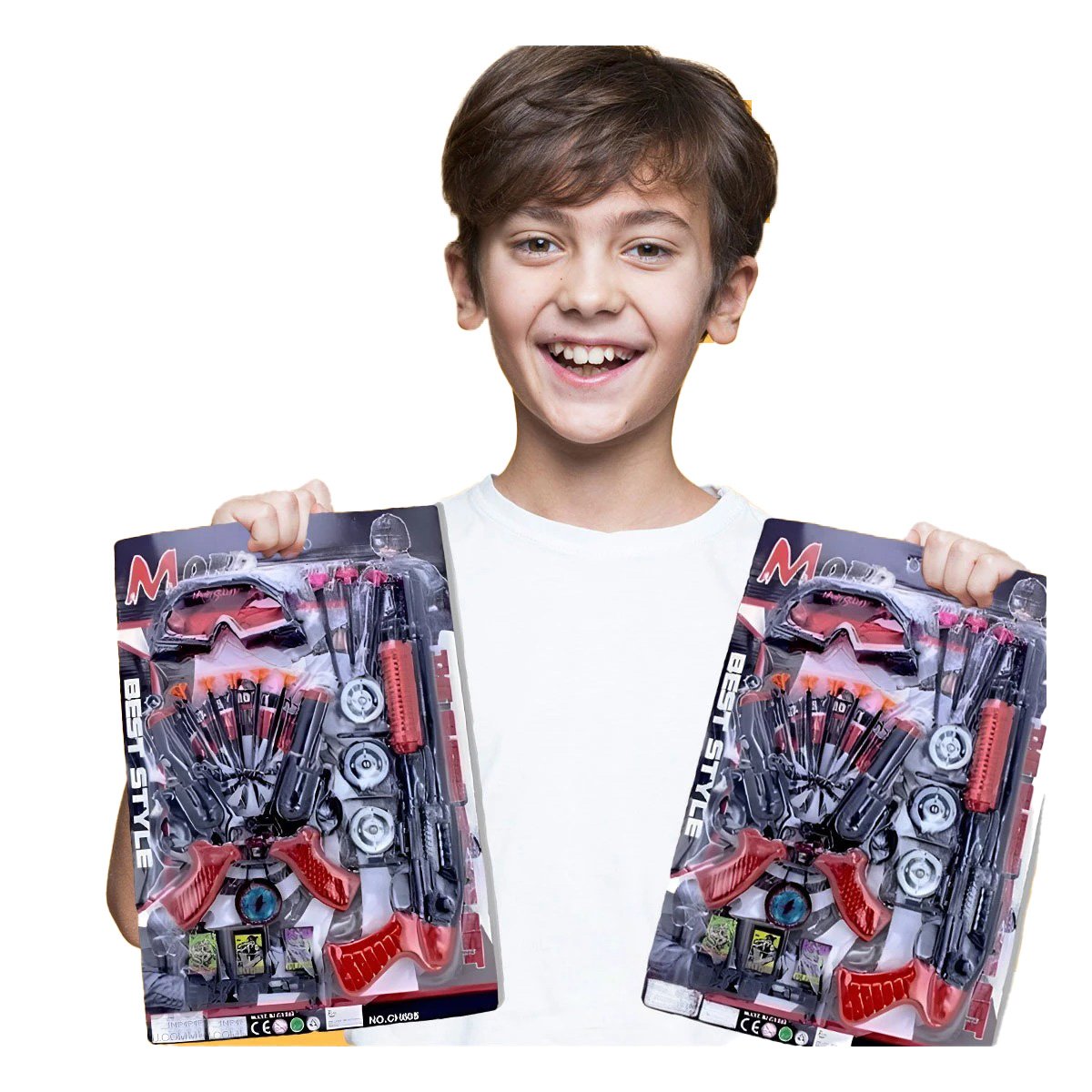 PACK4 COLECCION DE TIRO CON DARDOS Y ACCESORIOS PARA NIÑOS JUEGO YREGALO STICKER - 4