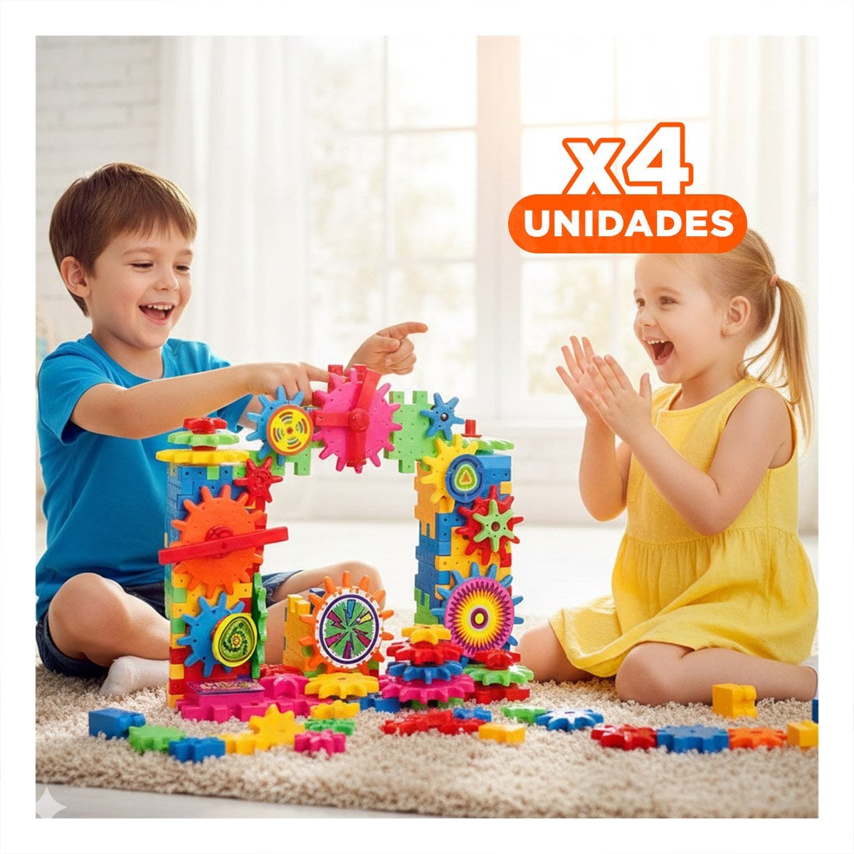PACK4 SET DE HABILIDAD DE GRANAJE 108 PIEZAS PARA NIÑOS - 1