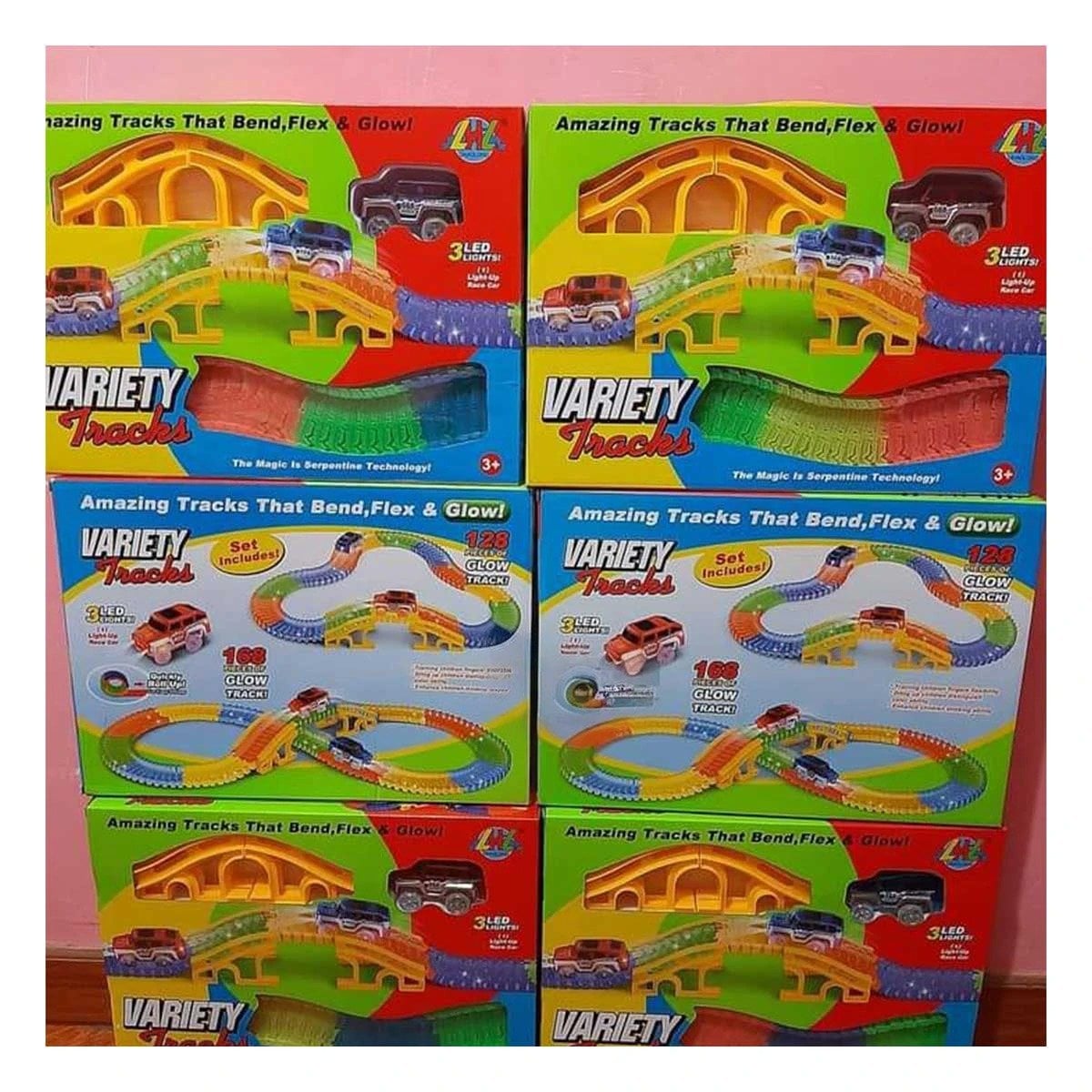 PACK2 CAMINO DE COLORES CON CARRO JUGUETE PARA NIÑOS COLORIDO Y ALEGRE - 3