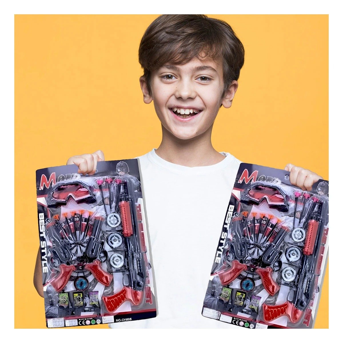 PACK12 LOTE DE TIRO CON DARDOS Y ACCESORIOS PARA NIÑOS EN CASA - 3