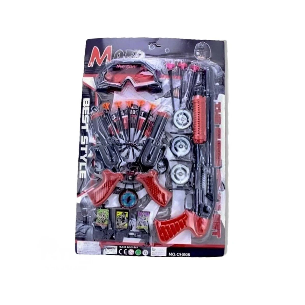 PACK12 PACK DE TIRO CON DARDOS Y ACCESORIOS PARA NIÑOS JUEGO SEGURO YREGALO STICKER - 2