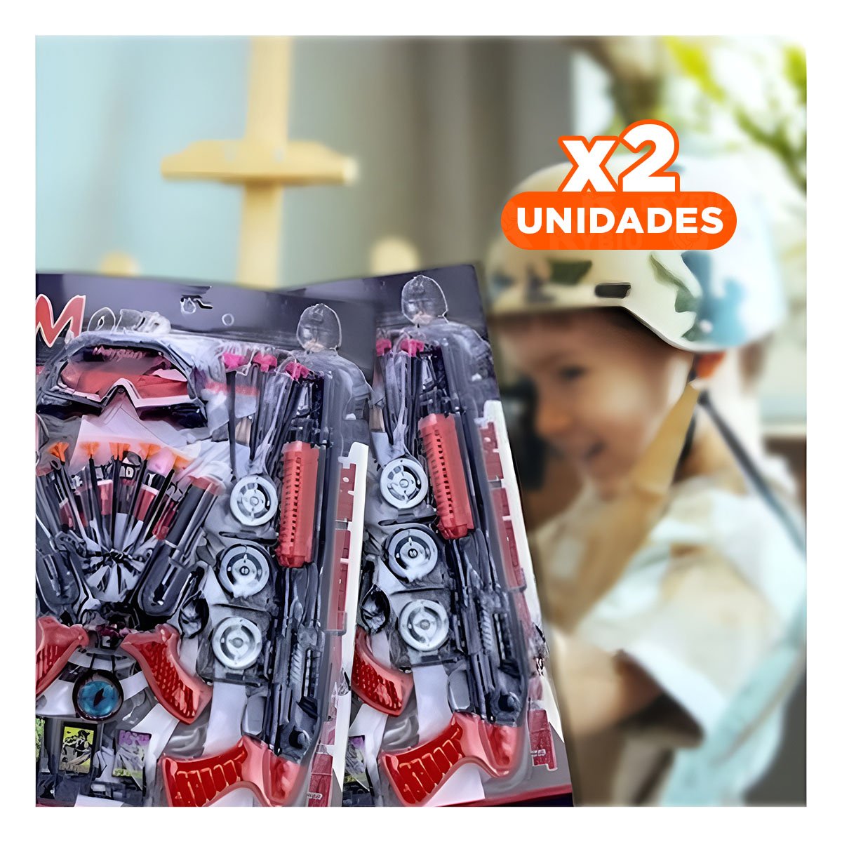 PACK2 SET DIDACTICO DE TIRO CON DARDOS Y ACCESORIOS PARA NIÑOS APRENDIZAJE YREGALO STICKER - 1