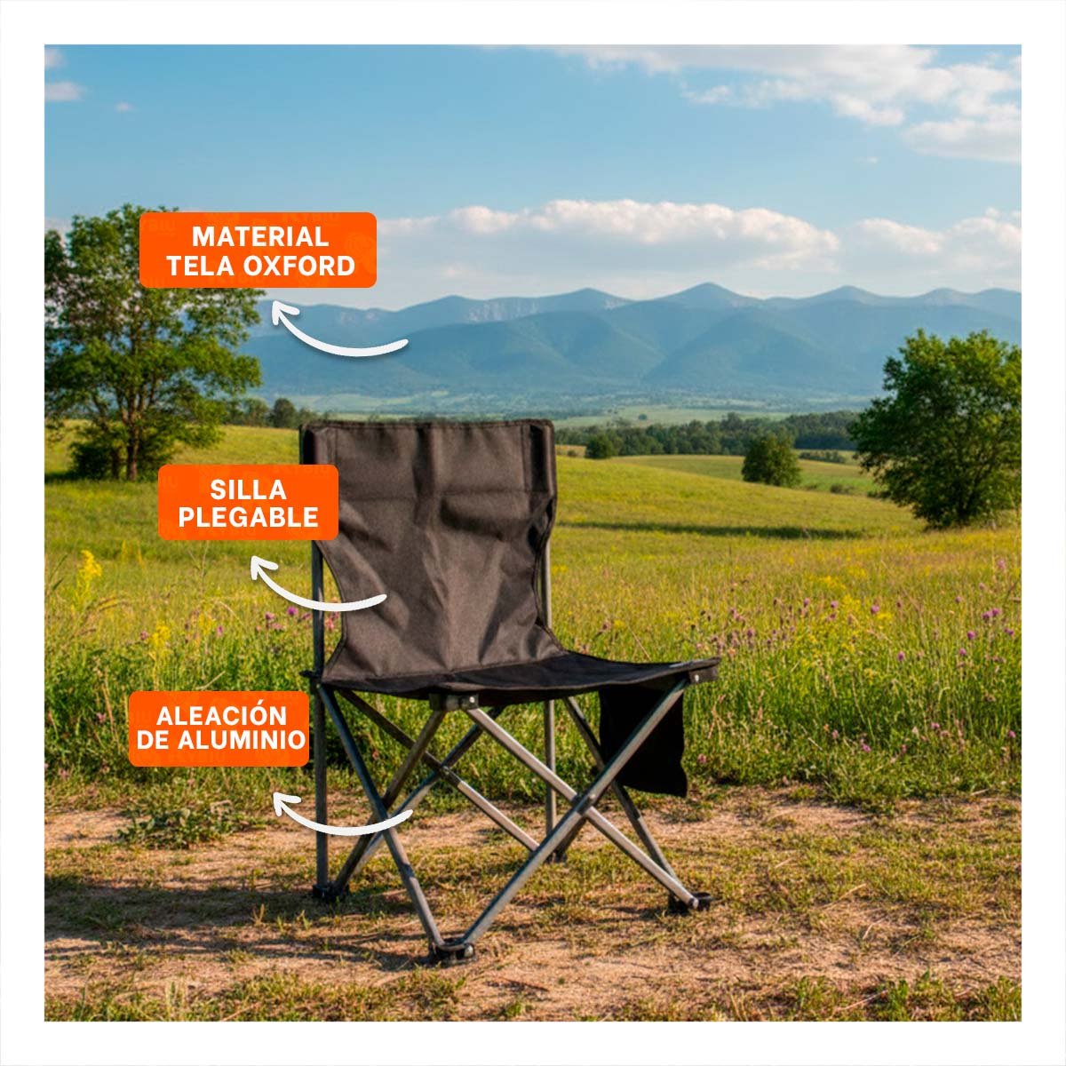 PACK2 TABURETE LIGERO PORTATIL 36X60CM DURADERO Y CONFIABLE - 5