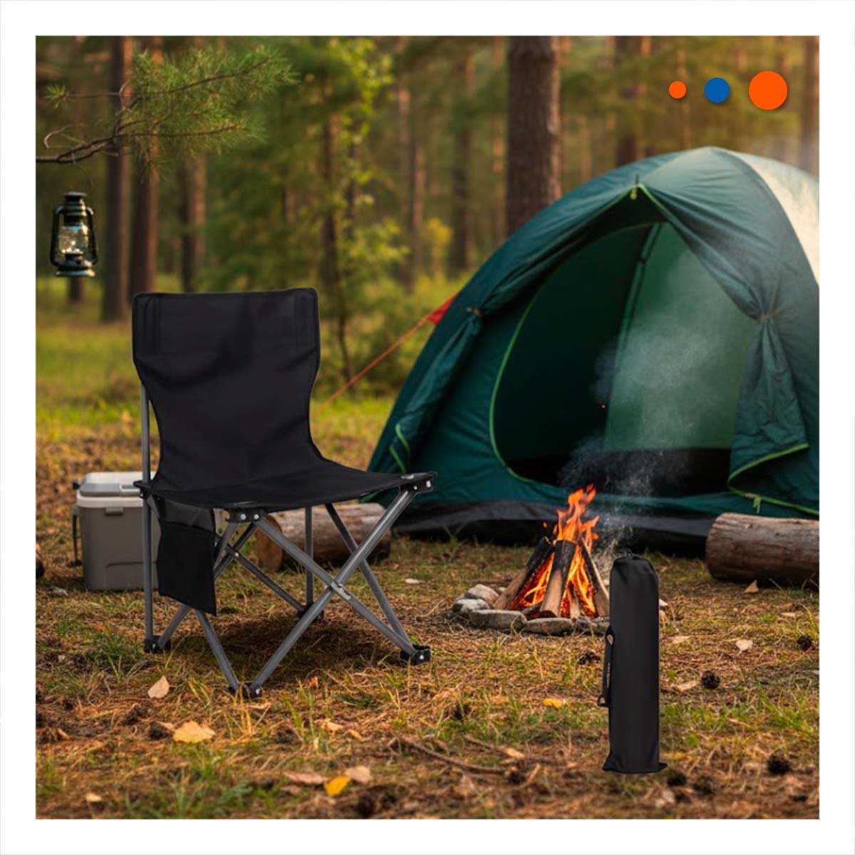 PACK2 SILLA OUTDOOR COMPACTA 36X60CM ESTABLE Y DURADERA YREGALO STICKER - 3
