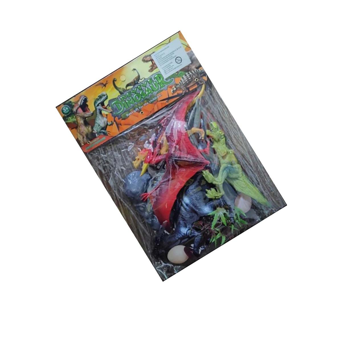 PACK6 EXPLORACION DE DINOSAURIOS CON HUEVO Y ACCESORIOS EN BOLSA PARA JUEGO YREGALO STICKER - 2