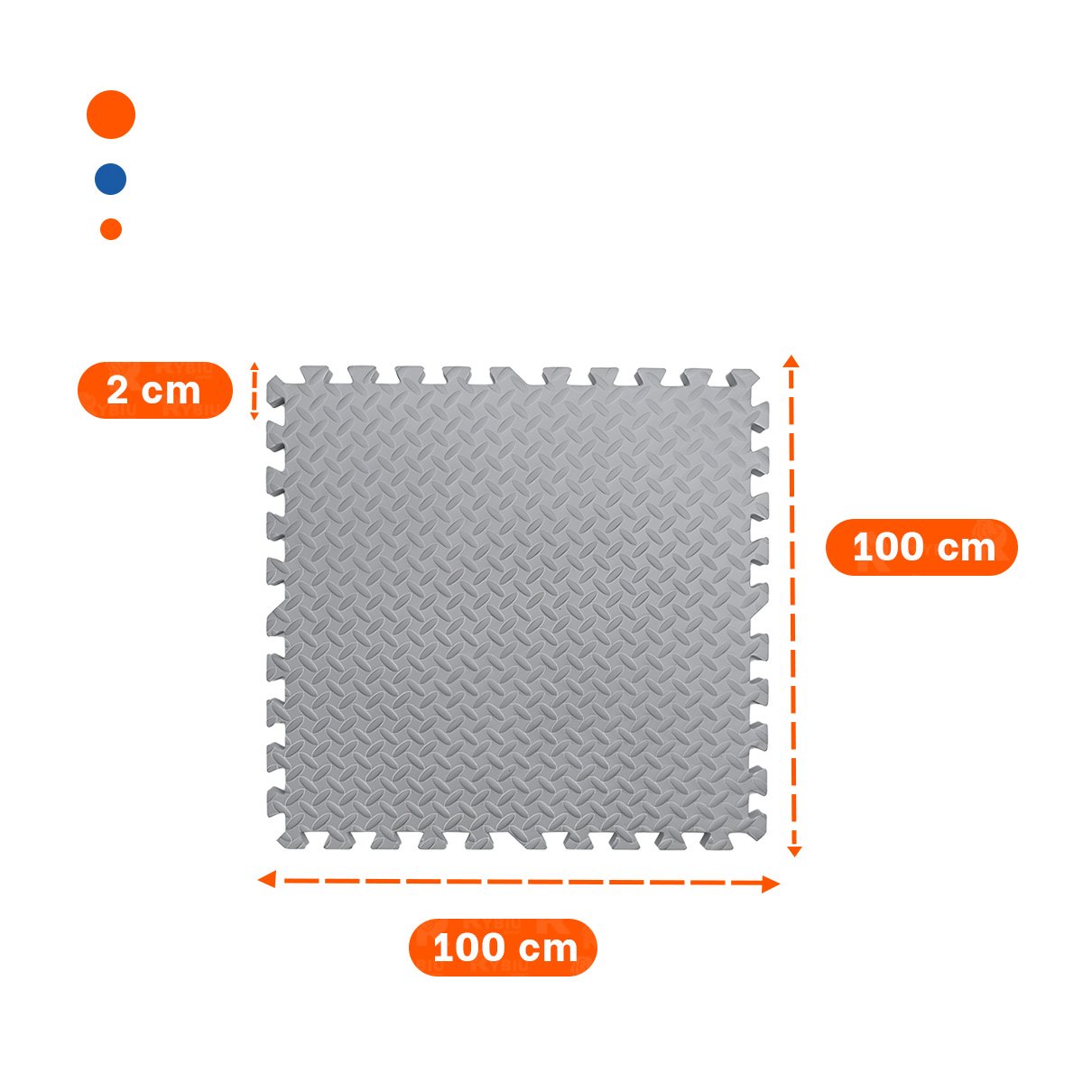 PACK6 ALFOMBRA PROFESIONAL PARA EJERCICIOS EN CASA PLOMO YPAPEL REGALO - 4