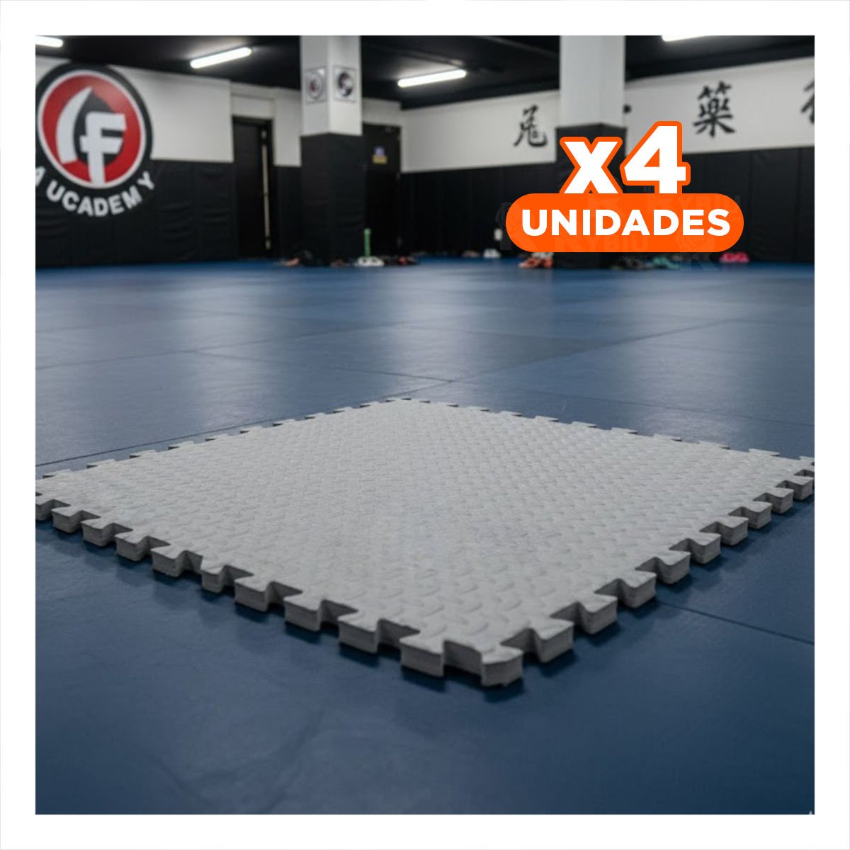 PACK4 ESTERA DEPORTIVA PARA ABDOMINALES Y CORE PLOMO - 1