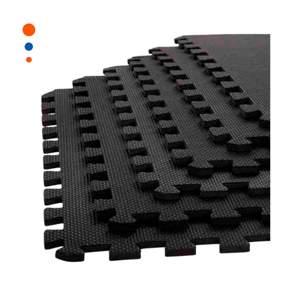 PISO PARA FITNESS Y EJERCICIOS FUNCIONALES NEGRO YPAPEL REGALO - 1