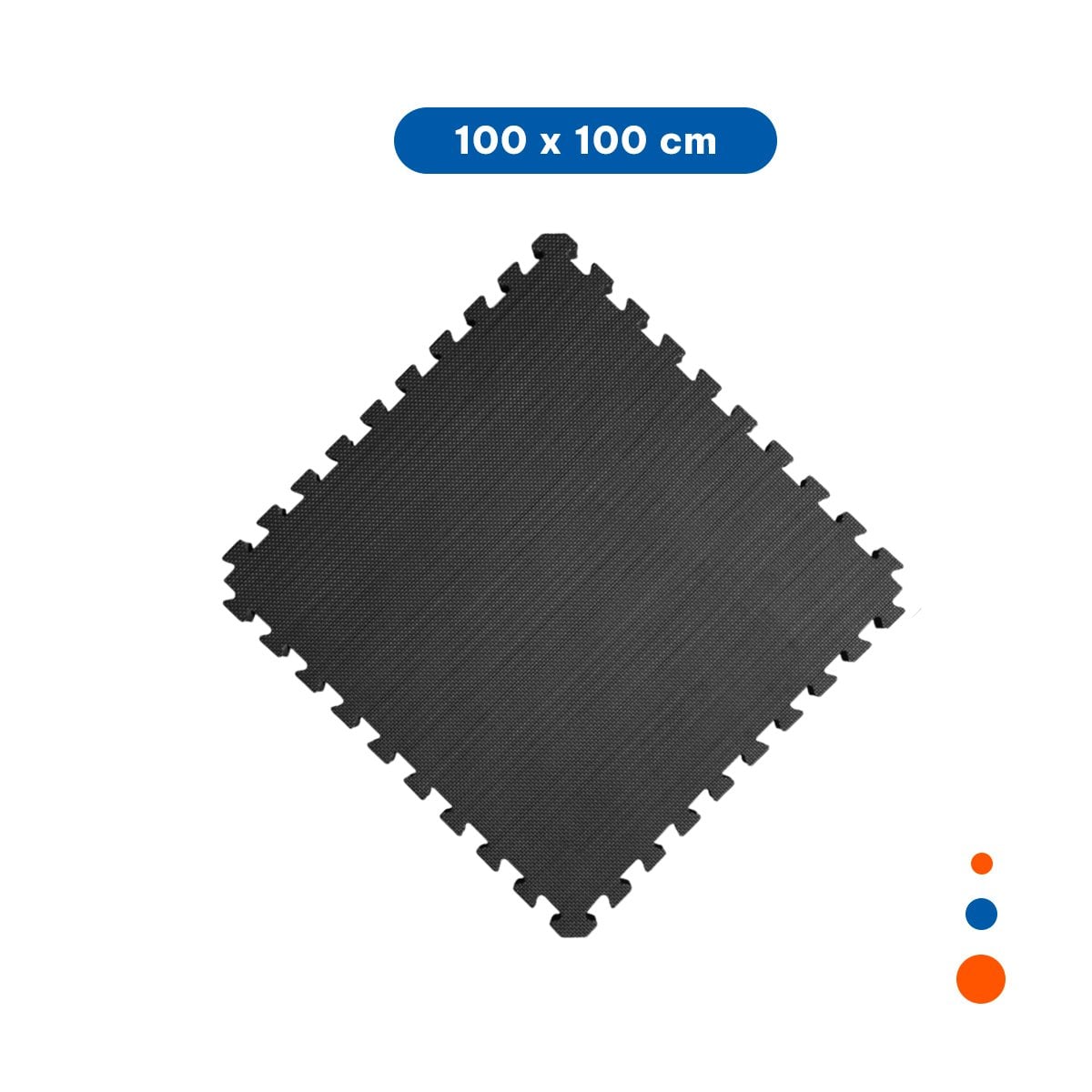 PISO PARA FITNESS Y EJERCICIOS FUNCIONALES NEGRO YPAPEL REGALO - 4