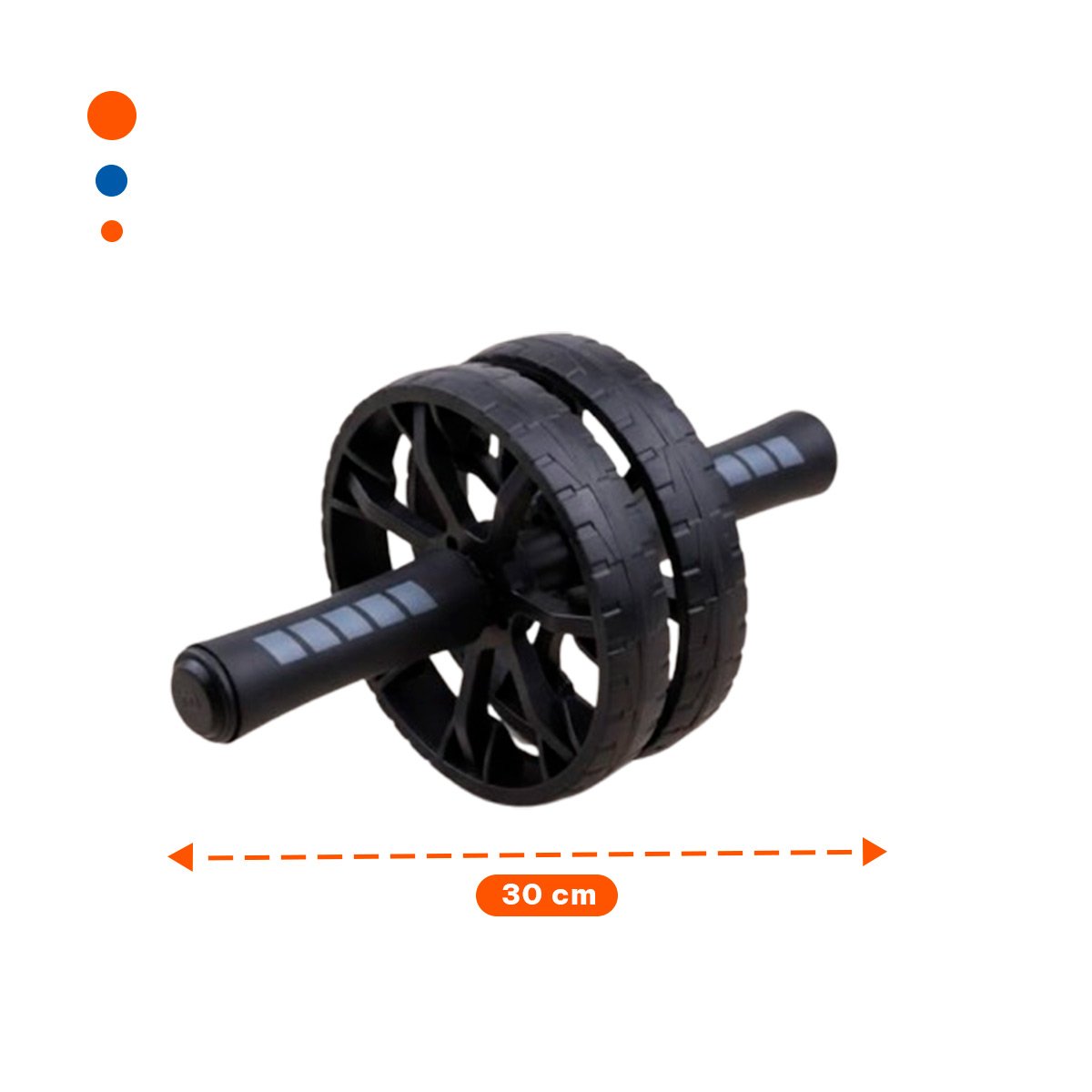 ROLLO ERGONOMICO PARA EJERCICIOS ABDOMINALES NEGRO - 4