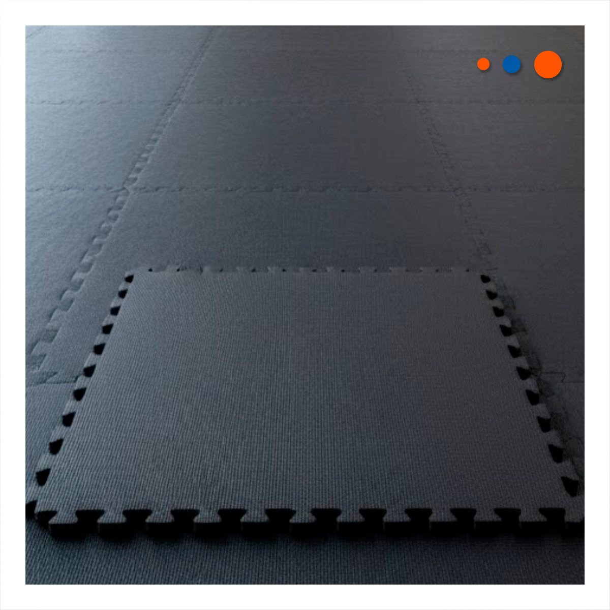 PACK4 ALFOMBRA COMPACTA PARA ENTRENAMIENTO NEGRO YPAPEL REGALO - 2