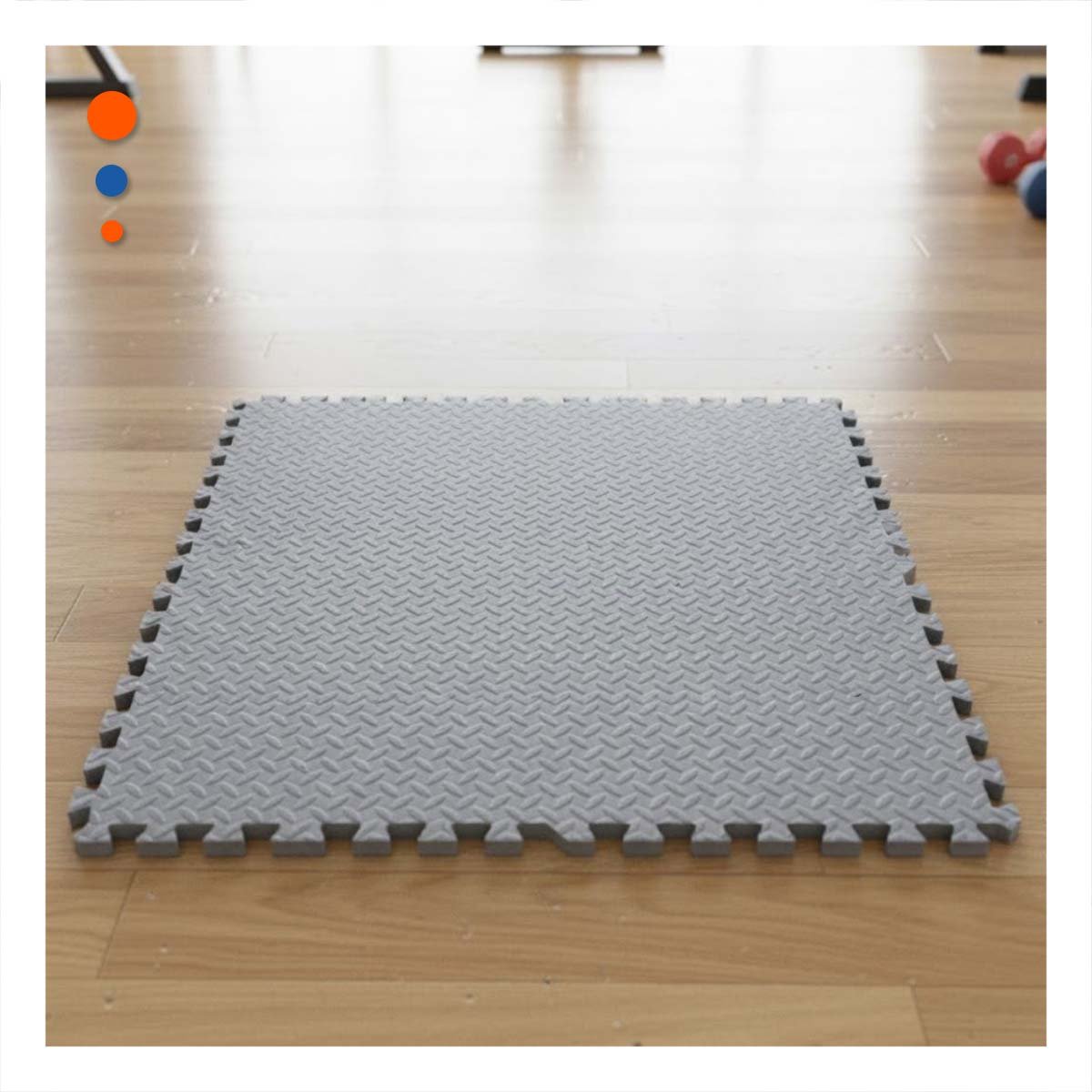 ESTERA PROFESIONAL PARA GIMNASIO Y YOGA PLOMO YSTICKY - 3