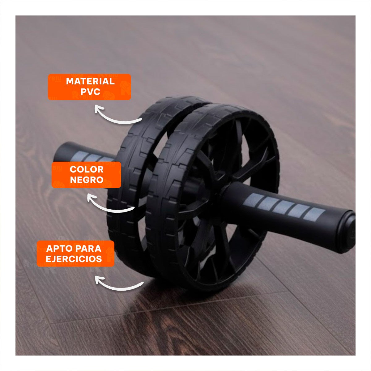 EQUIPO ABDOMINAL DE ALTA CALIDAD NEGRO YSTICKY - 2