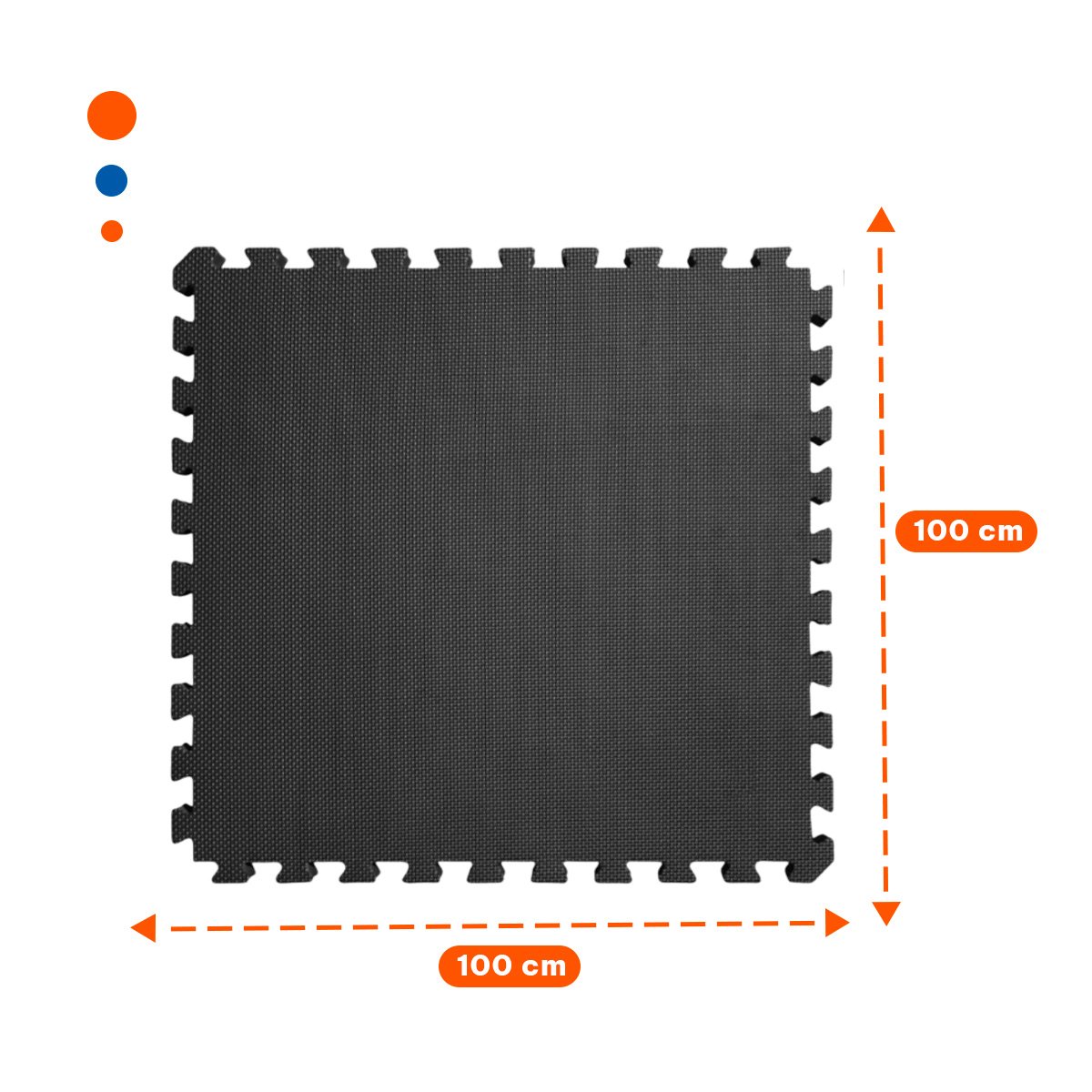 TATAMI RESISTENTE PARA TONIFICACION Y CORE NEGRO YREGALO STICKER - 4