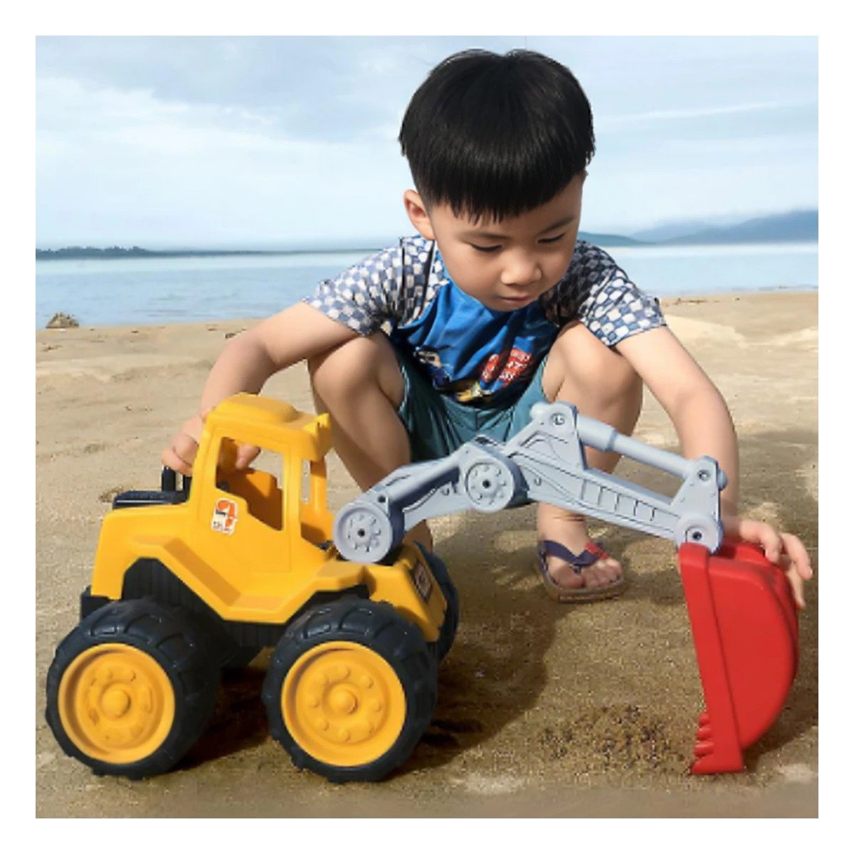 PACK4 DISENO CARRO CONSTRUCTOR EXCAVADORA PARA DECORACION Y USO EN HOGAR - 5