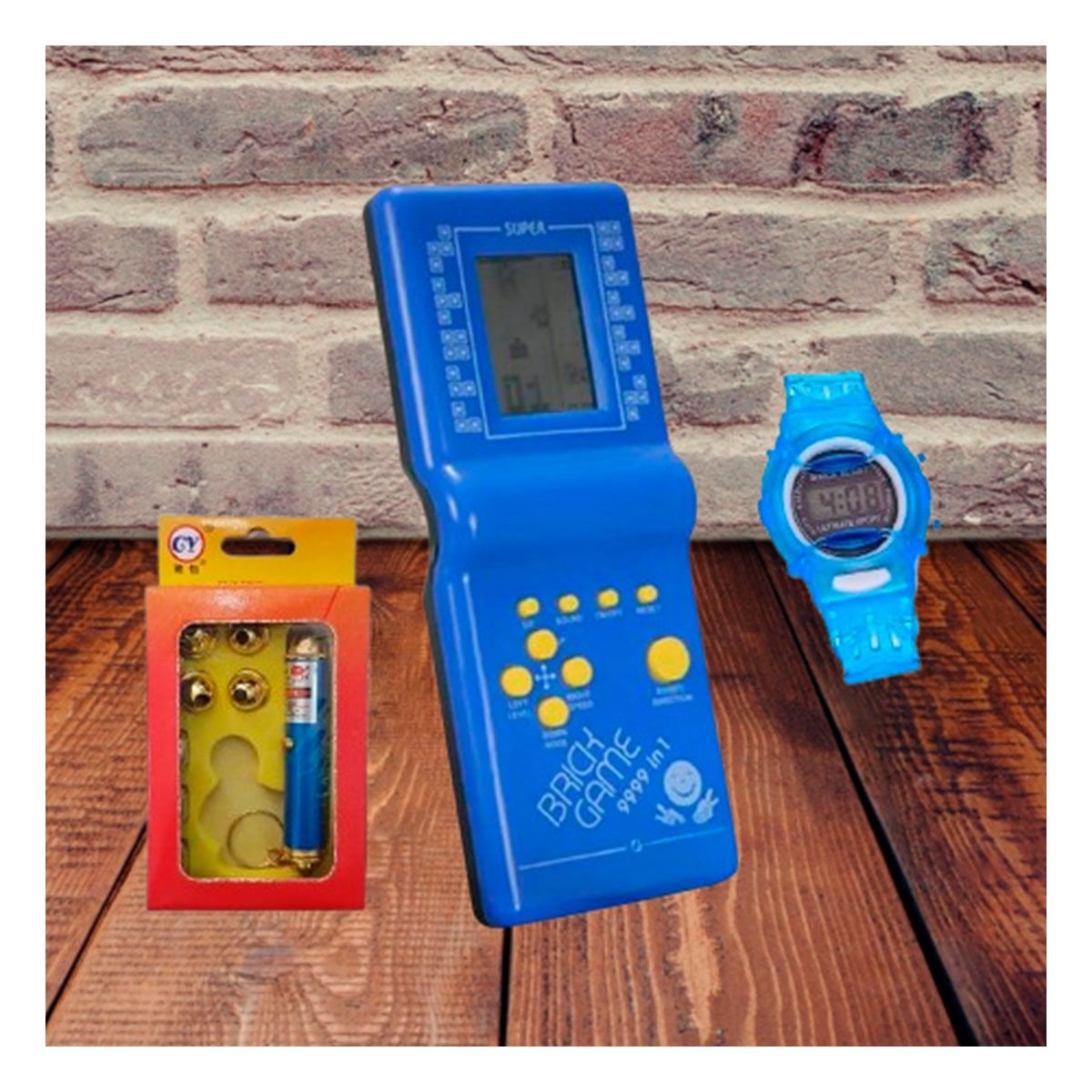 PACK6 COMPLEMENTO LUMINOSO CON RELOJ PARA DECORACION HOGAR MODERNO BLANCO YPAPEL REGALO - 3