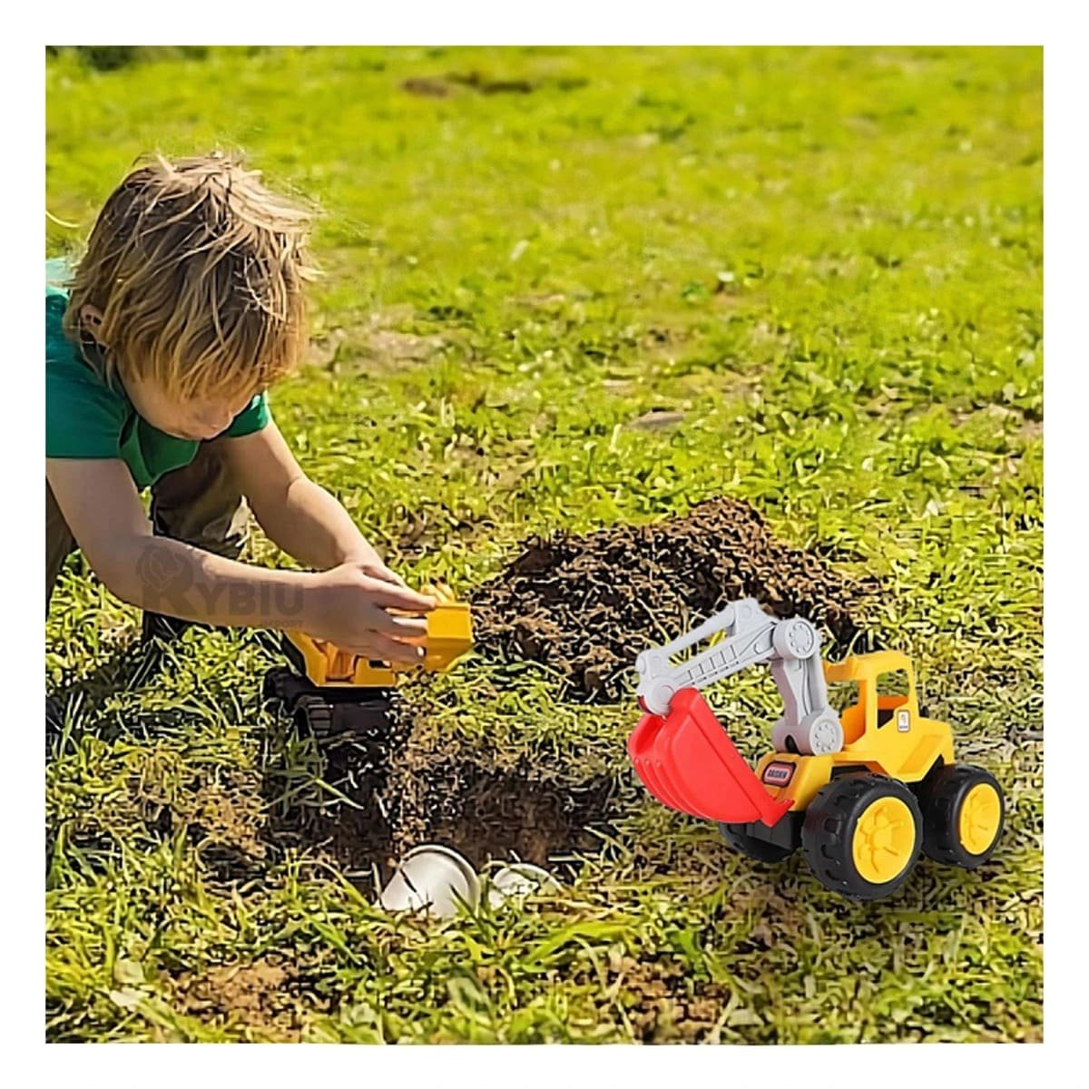 PACK6 OPCION CREATIVA CARRO CONSTRUCTOR EXCAVADORA PARA DIVERSION EN HOGAR YREGALO STICKER - 5