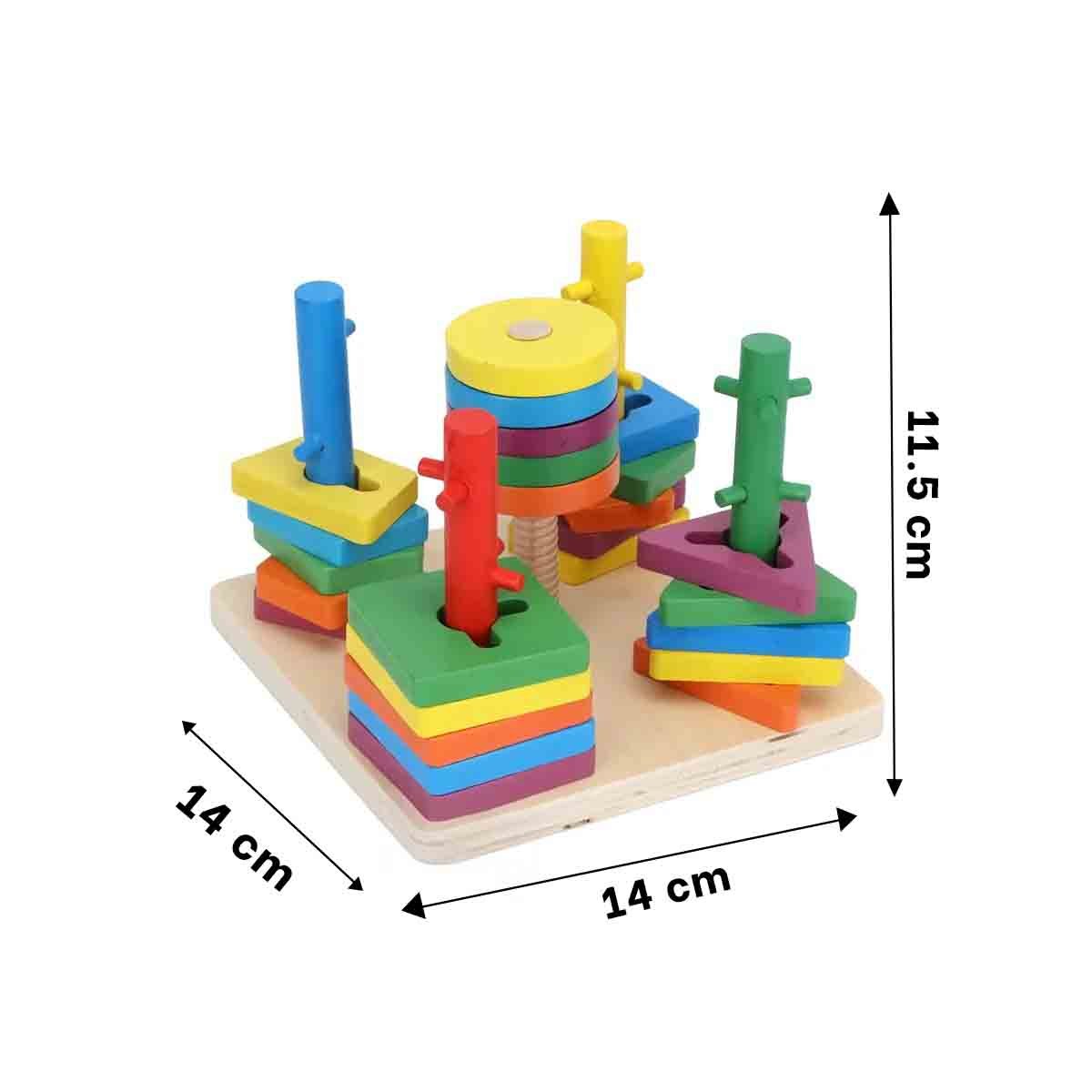 PACK12 COLECCION DE ENCAJE MULTICOLOR CON DISENO EN MADERA PARA HOGAR YREGALO STICKER - 4