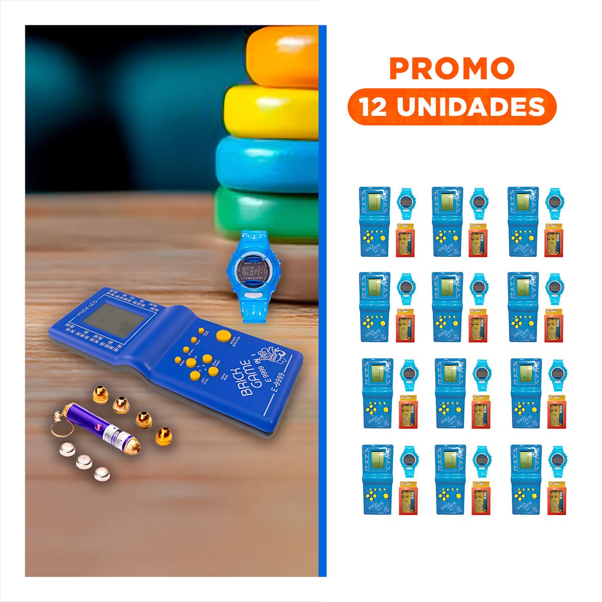 PACK12 EMISOR DECORATIVO CON RELOJ PARA HOGAR MODERNO BLANCO PORTATIL YREGALO STICKER - 1