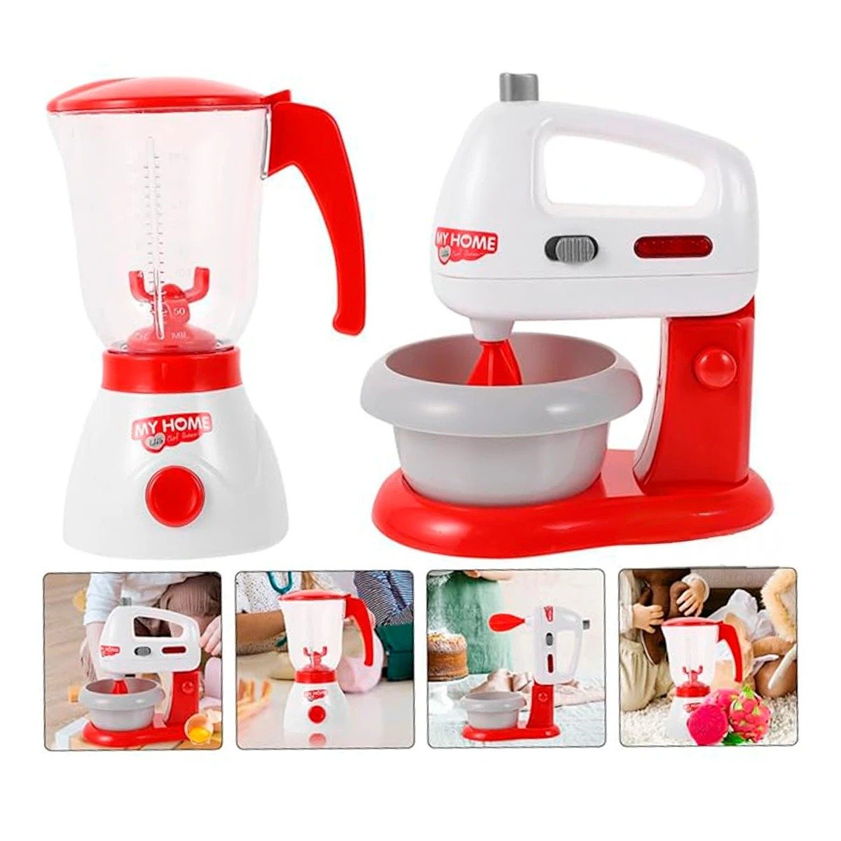 PACK4 TIEMPOLIBRE LICUADORA Y BATIDORA DE COCINA PARA JUEGO CREATIVO EN CASA - 5