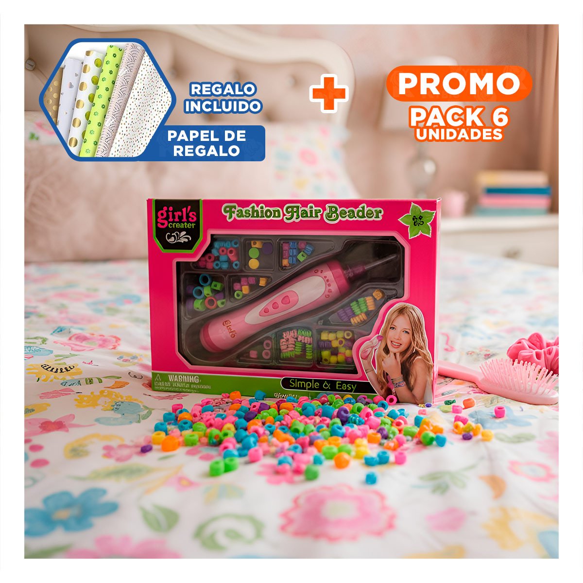 PACK6 COMBO CREATIVO PARA ACTIVIDADES INFANTILES DE ESTILO YPAPEL REGALO - 1