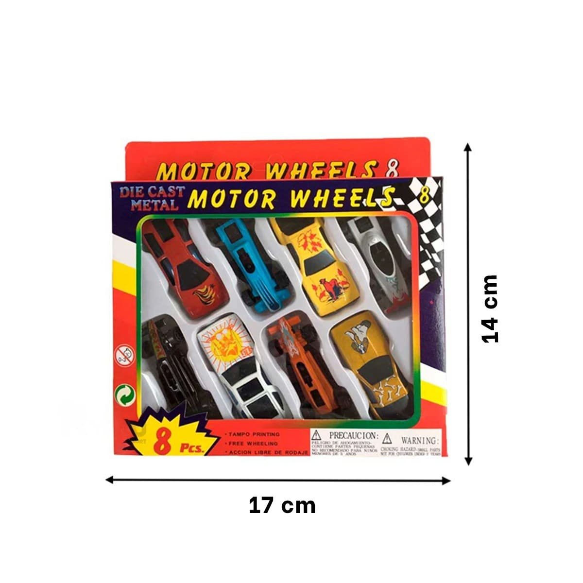 PACK6 FORMATO CLASICO DE CARRITOS METAL PARA COLECCION Y USO DIARIO HOGAR YREGALO STICKER - 4