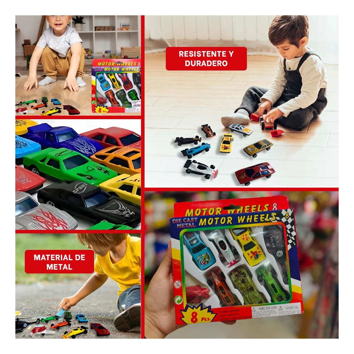 PACK12 ESTILO CLASICO DE CARRITOS METAL PARA COLECCION Y DIVERSION EN CASA YPAPEL REGALO - 2