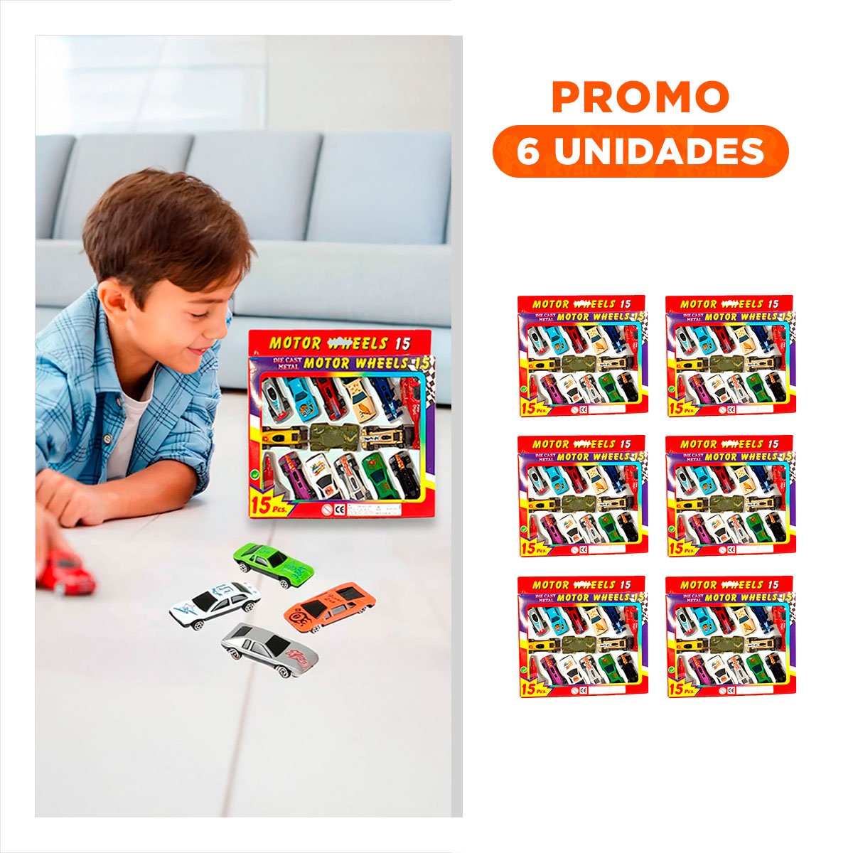 PACK6 VERSION METALICA COLECCIONABLE RESISTENTE PARA JUEGO Y DECORACION - 1