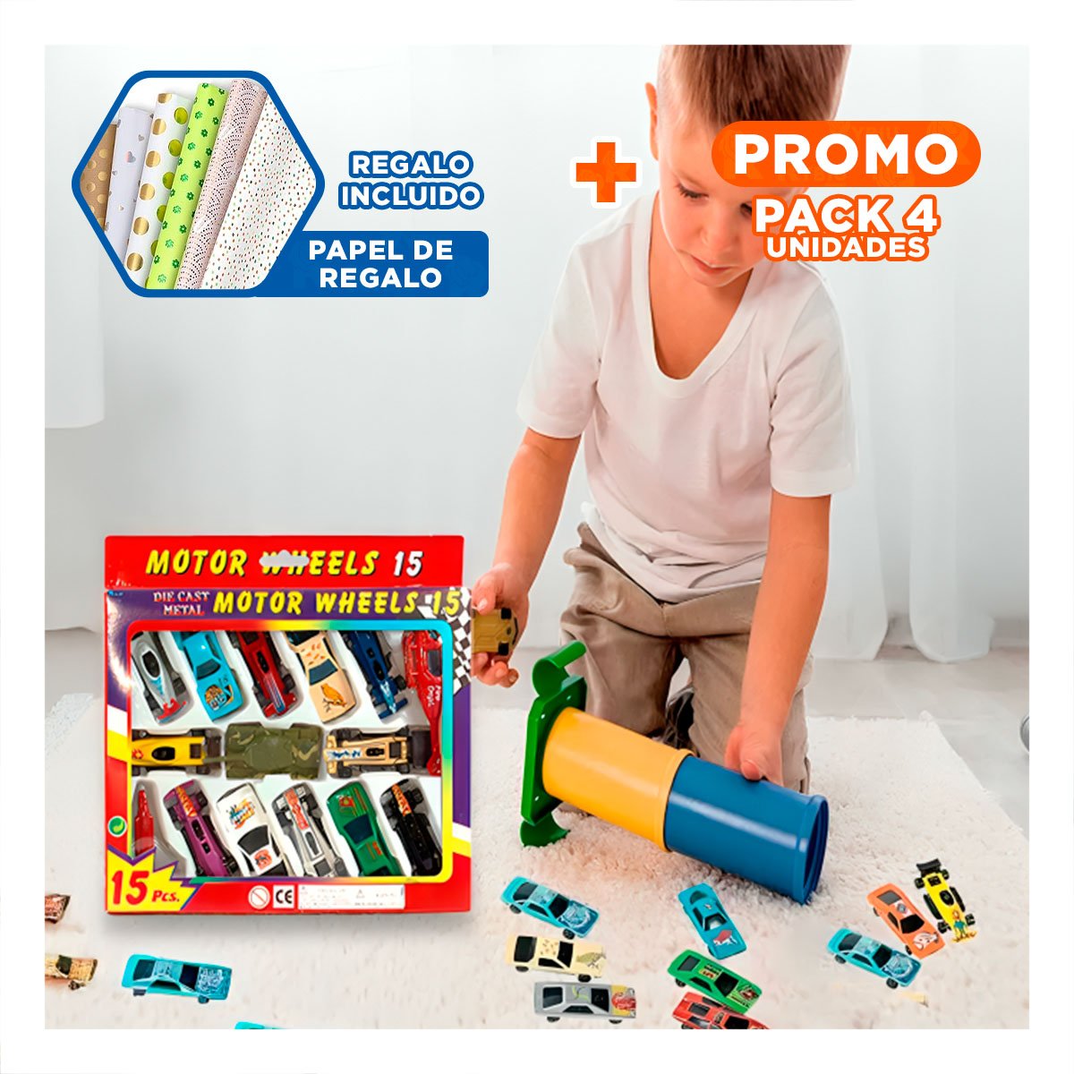 PACK4 LINEA METALICA COLECCIONABLE CLASICA PARA JUEGO Y DECORACION YPAPEL REGALO - 1