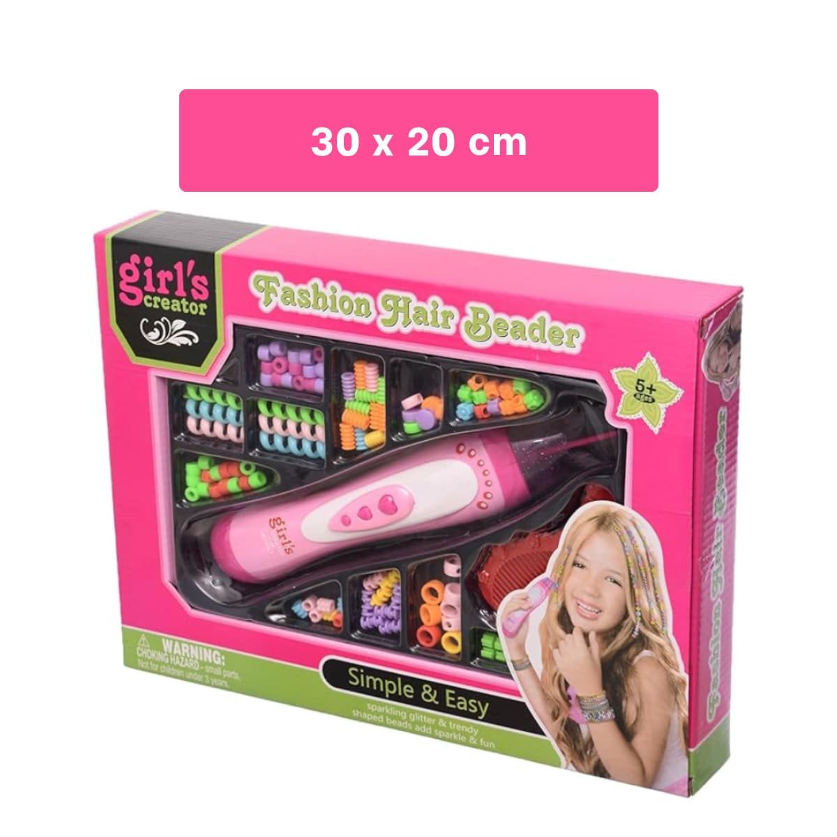 PACK2 ESTUCHE RECREATIVO PARA CREAR PEINADOS CON PIEZAS DECORATIVAS YREGALO STICKER - 4