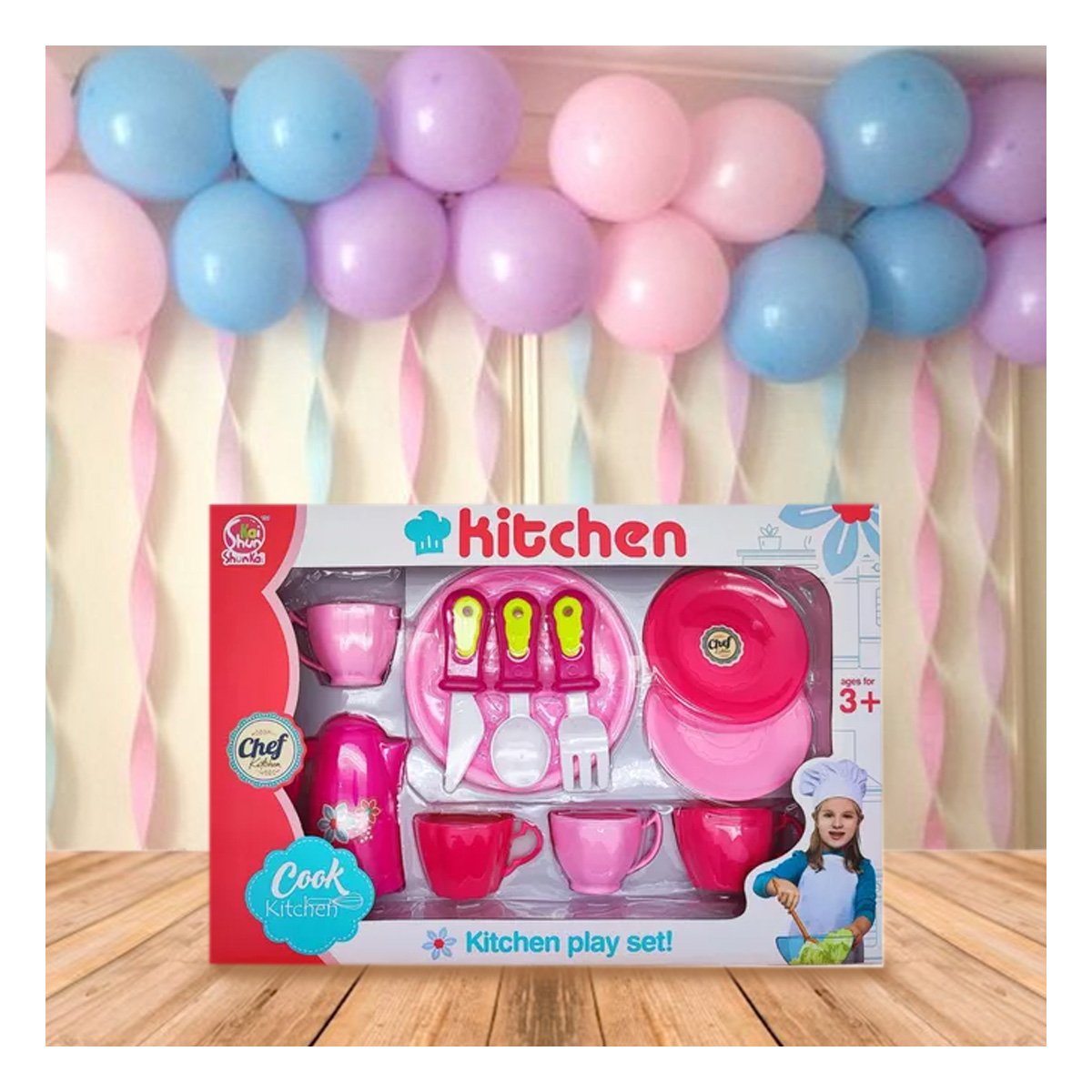 PACK12 ALTERNATIVA HOGAR DE COCINA CON PLATOS Y TAZAS ROSADO PARA MESA ACTUAL - 3