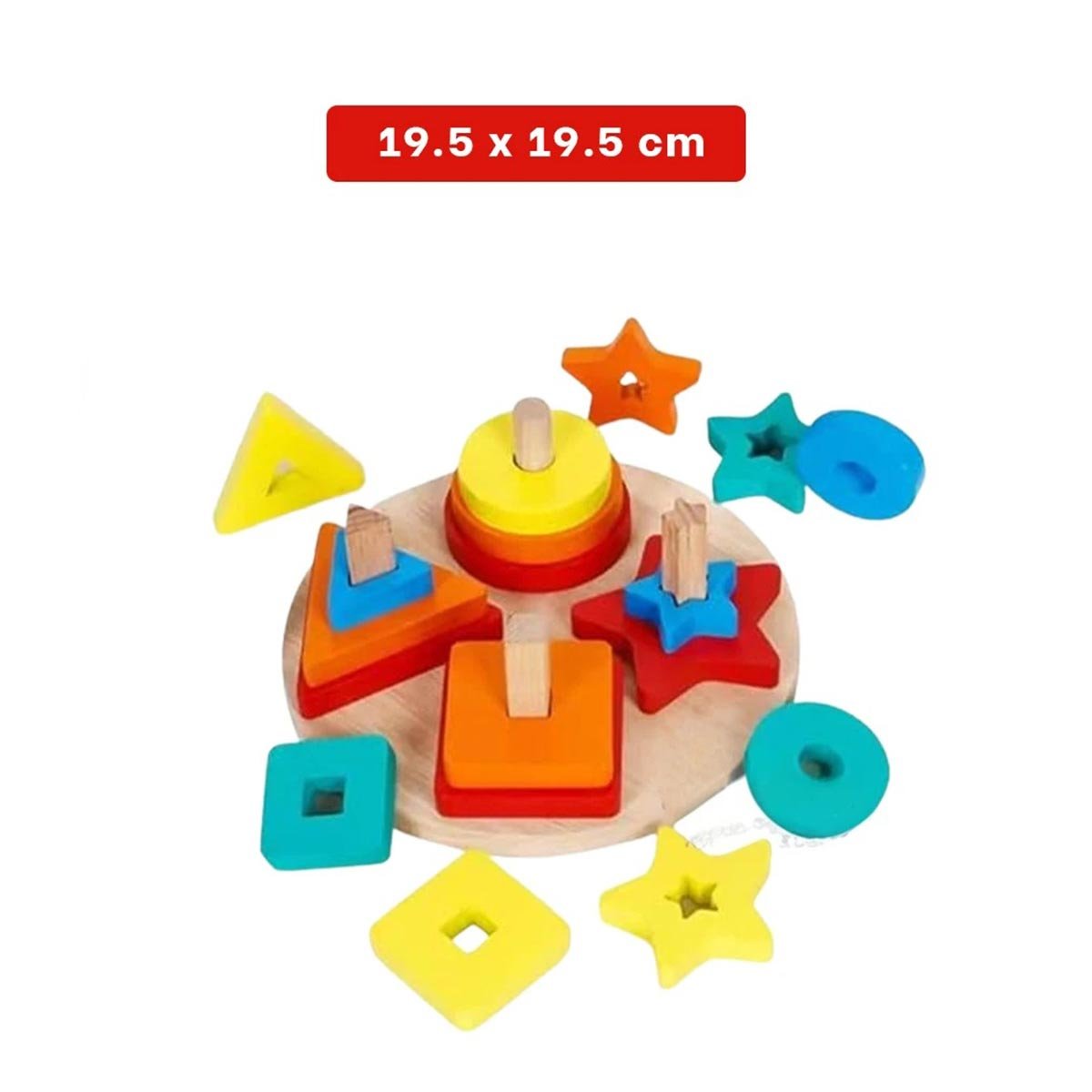 PACK2 PIEZAS EDUCATIVAS DE ENCAJE CIRCULAR CON FIGURAS ACTIVIDAD CREATIVA - 4