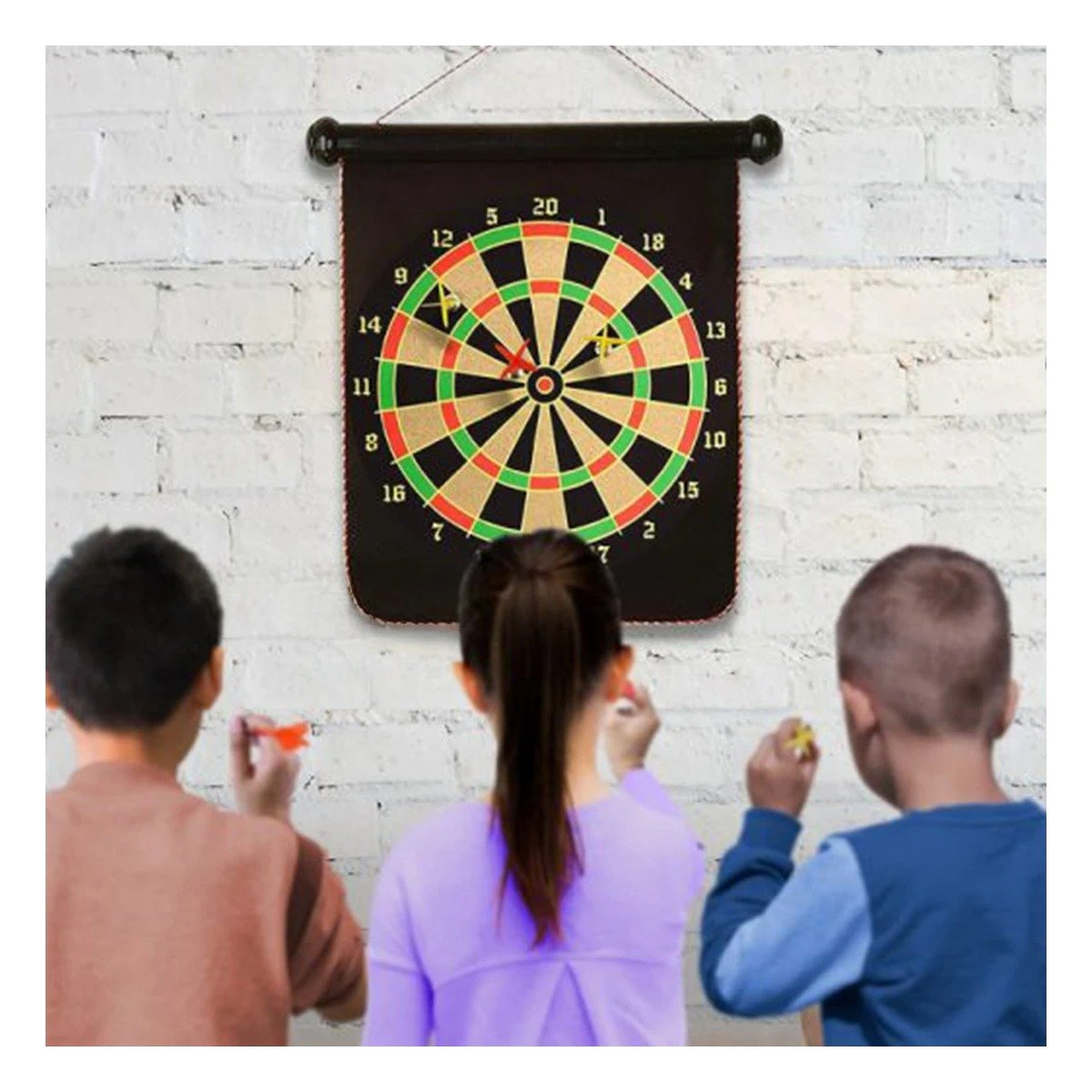 PACK6 SET DE JUEGO CON DARDOS MAGNETICOS PARA DIVERSION EN CASA YREGALO STICKER - 5