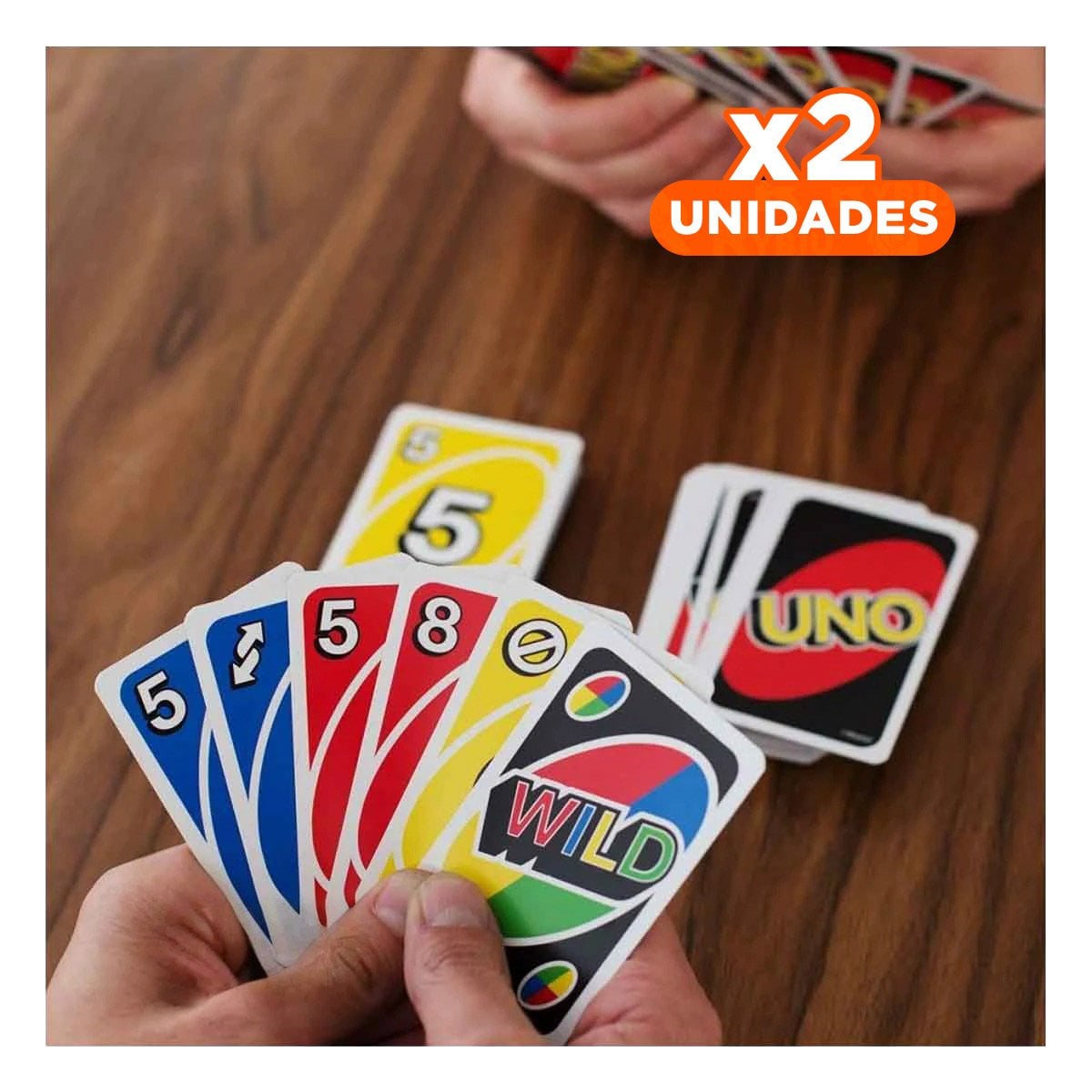 PACK2 MAZO UNO PARA JUEGOS DINAMICOS CON AMIGOS YREGALO STICKER - 1