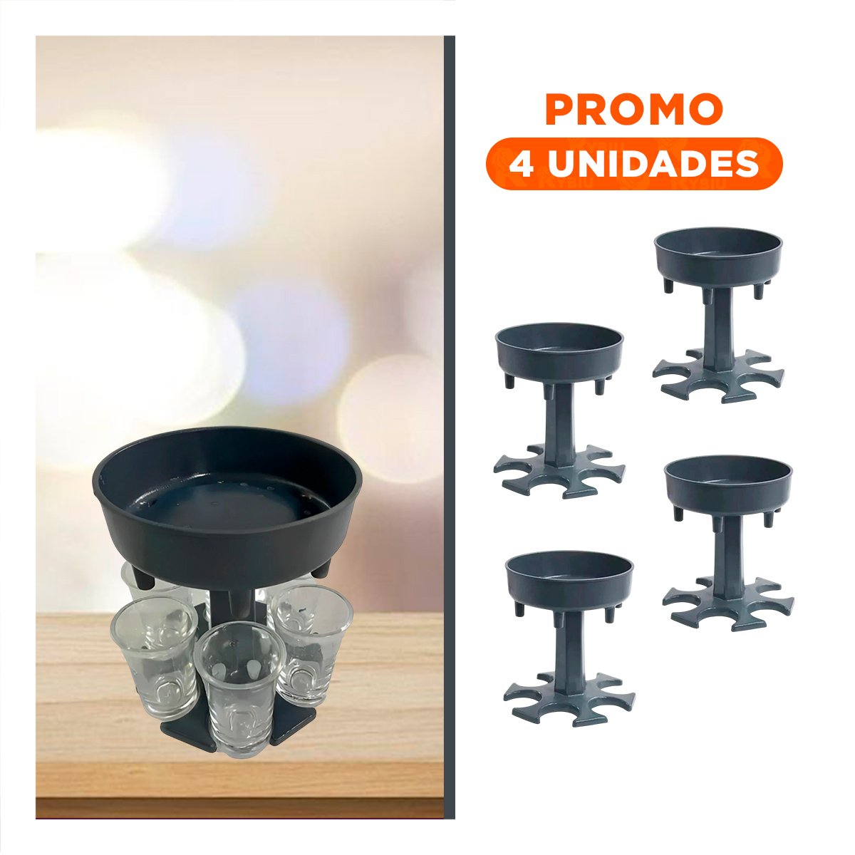 PACK4 BASE ORGANIZATIVA DE COPAS SHOT PARA ACTIVIDADES SOCIALES YREGALO STICKER - 1
