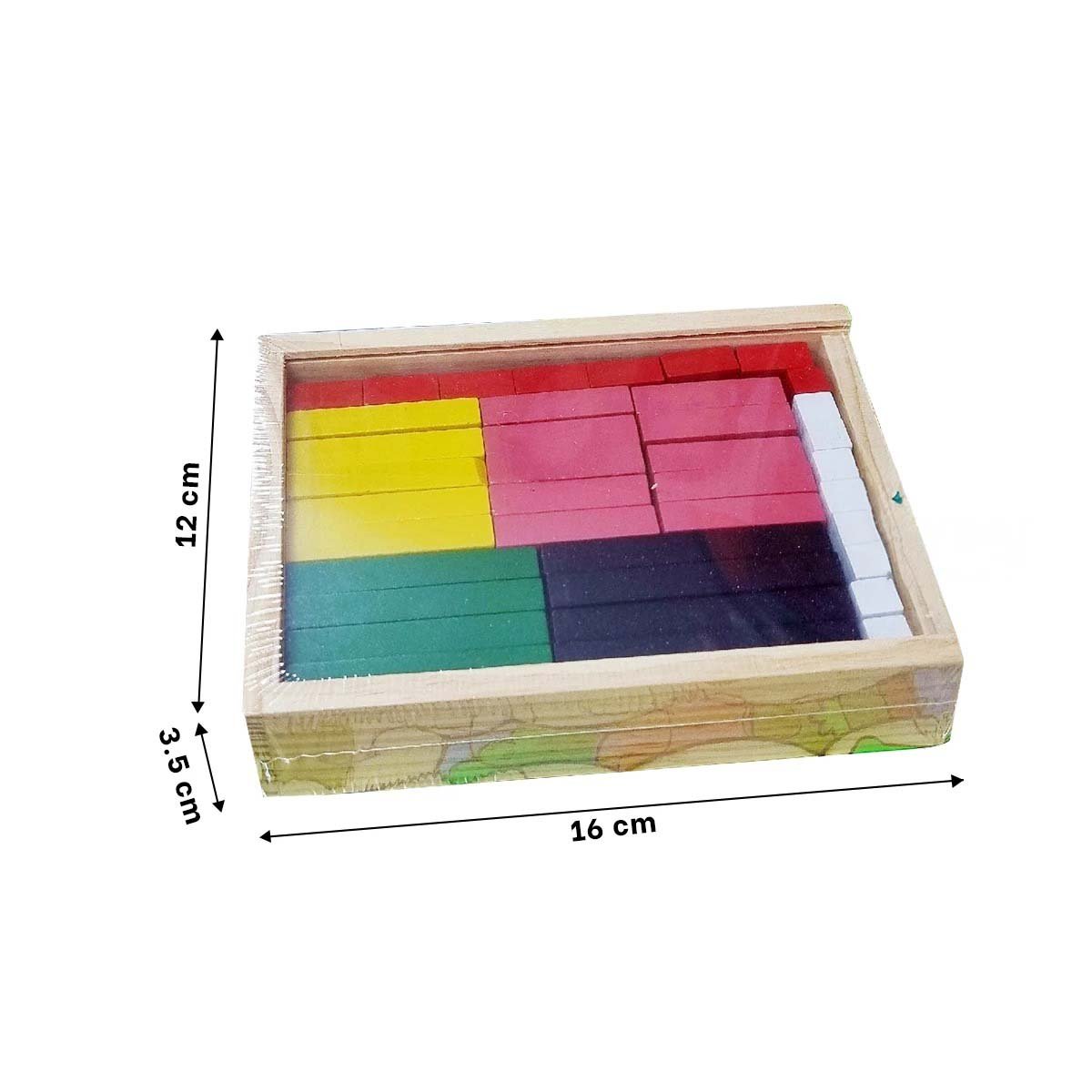 PACK6 SET MULTICOLOR DE REGLETAS CON 74 PIEZAS NUMERICAS - 4