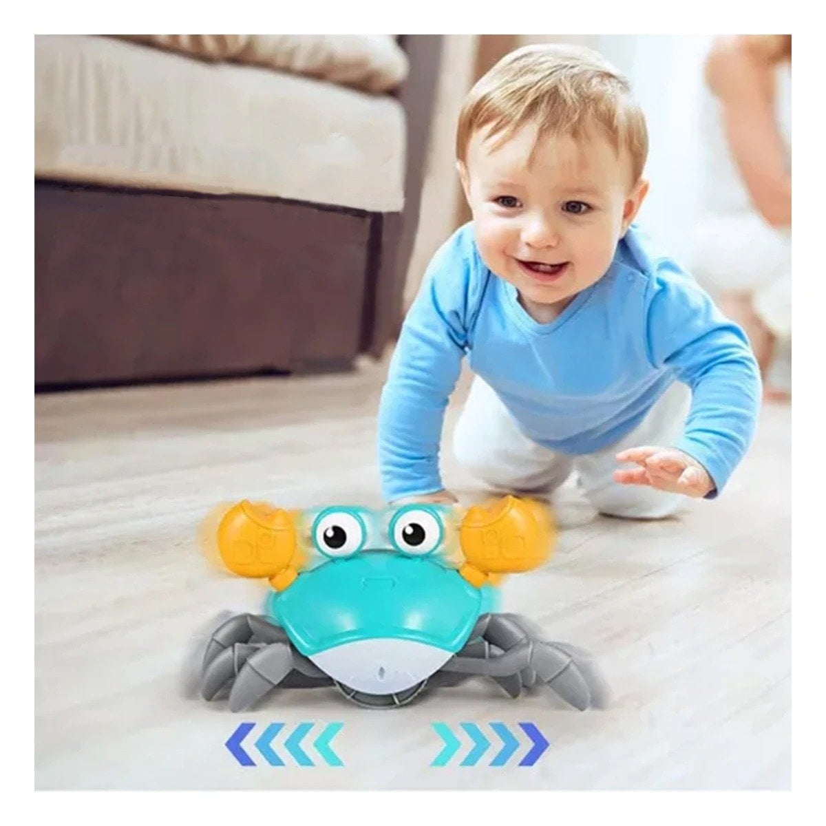 PACK4 AMIGABLE A CUERDA CELESTE PARA JUEGO EN CASA CON DISENO ALEGRE - 3