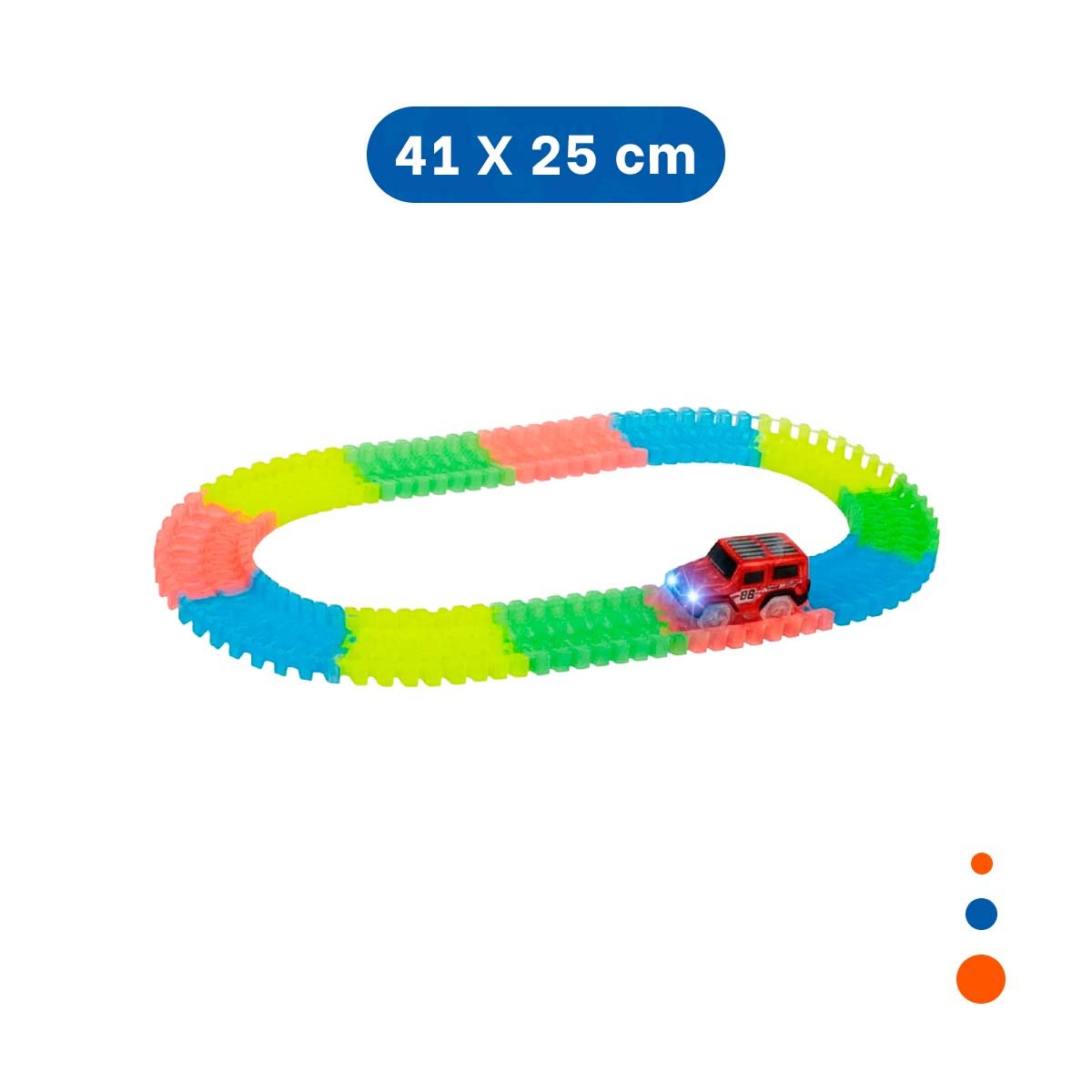 PACK2 SET INTERACTIVO CON MINI CARRO Y PIEZAS PARA DIVERSION CONTINUA - 4