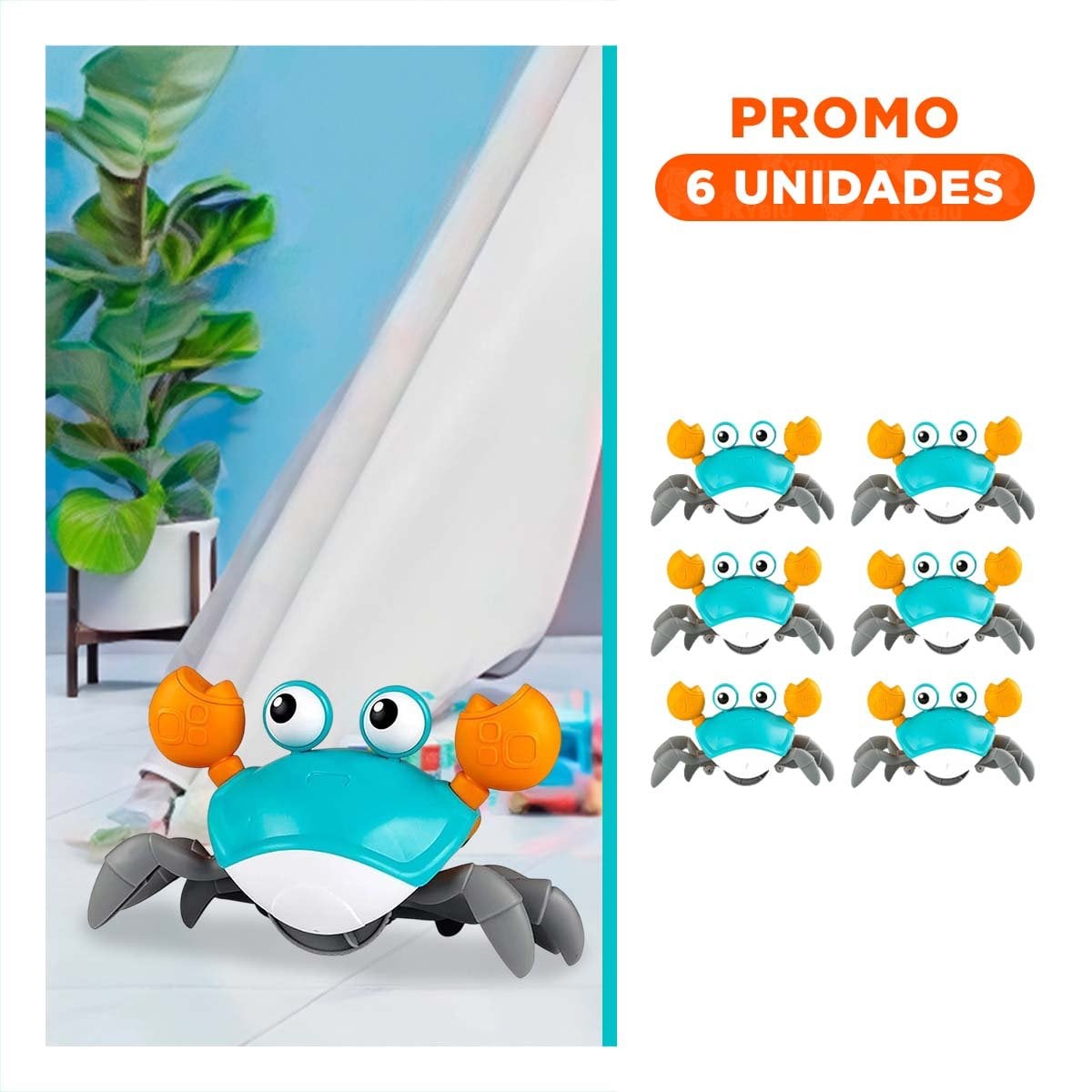 PACK6 COLORIDO MARINO A CUERDA CELESTE PARA ENTRETENIMIENTO EN CASA - 1