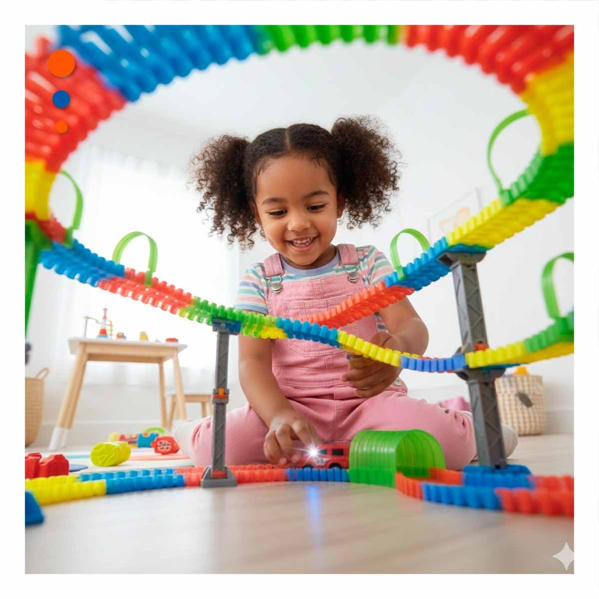 PACK4 PAQUETE INTERACTIVO CON MINI CARRO Y PIEZAS PARA JUEGO DINAMICO - 2