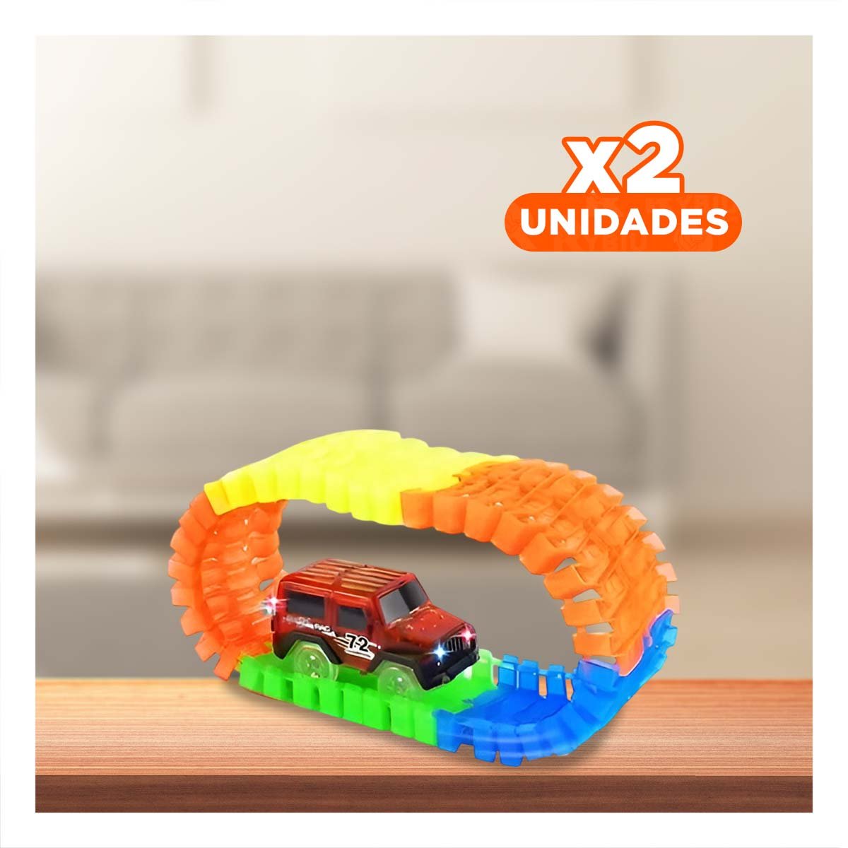 PACK2 COLECCION INTERACTIVA CON MINI CARRO Y ACCESORIOS PARA DIVERSION YREGALO STICKER - 1