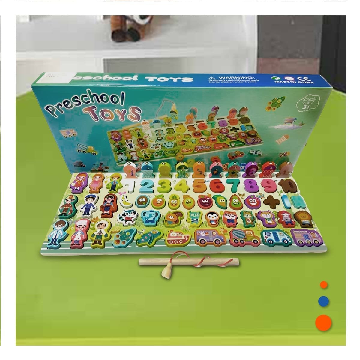 SET INTERACTIVO DE PESCA CON FIGURAS PARA APRENDIZAJE YSTICKY - 2