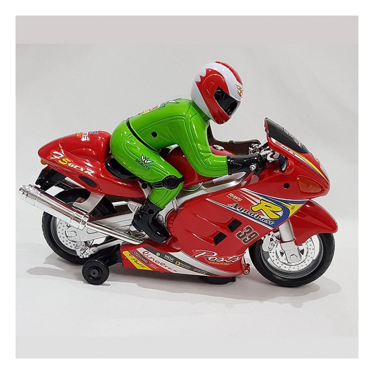 PACK2 MODELO DE CARRERA CON PILOTO ROJO PARA ESCENARIOS DE FANTASIA - 2