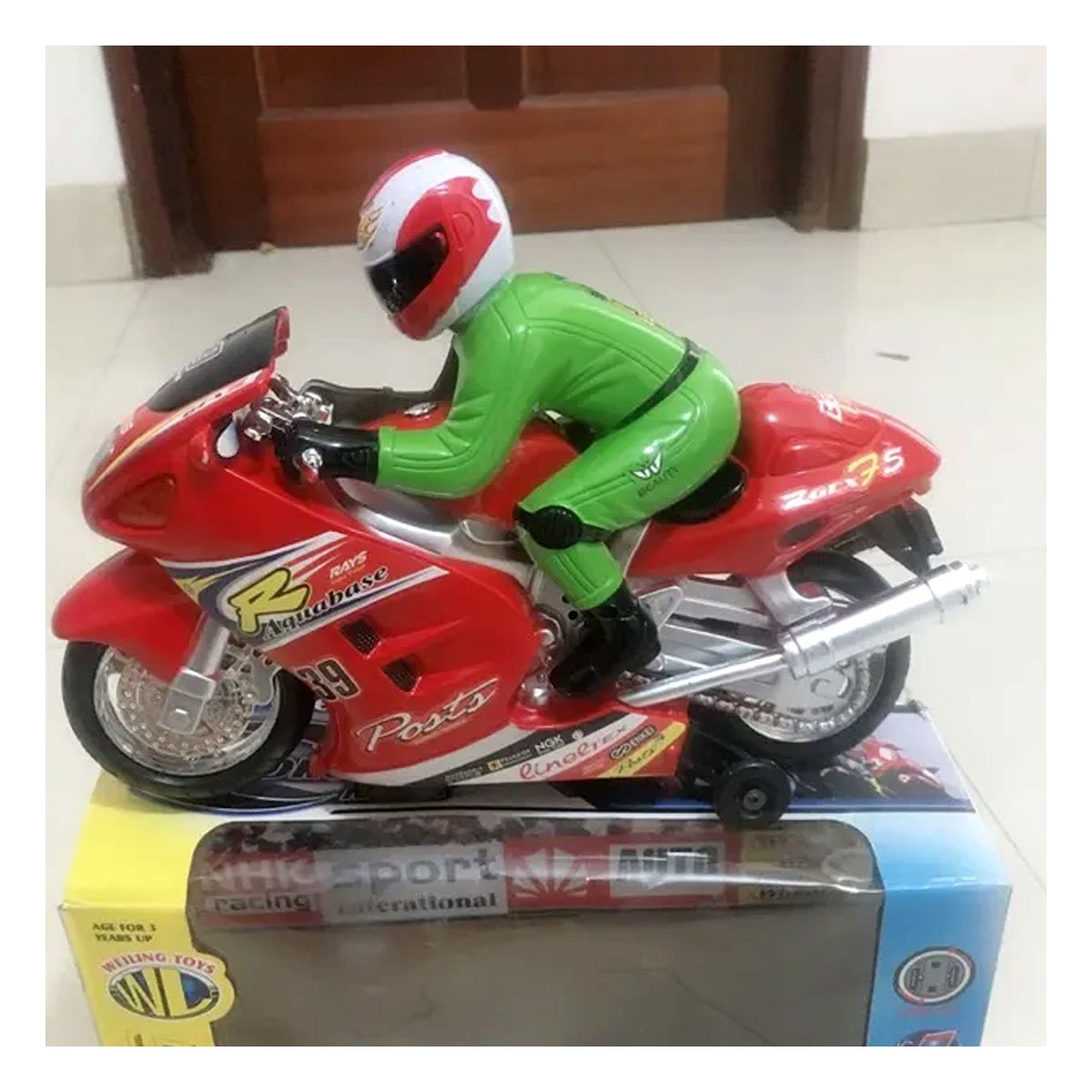PACK6 APARATO DE CARRERA CON PILOTO ROJO PARA JUEGO INFANTIL DE ACCION - 5