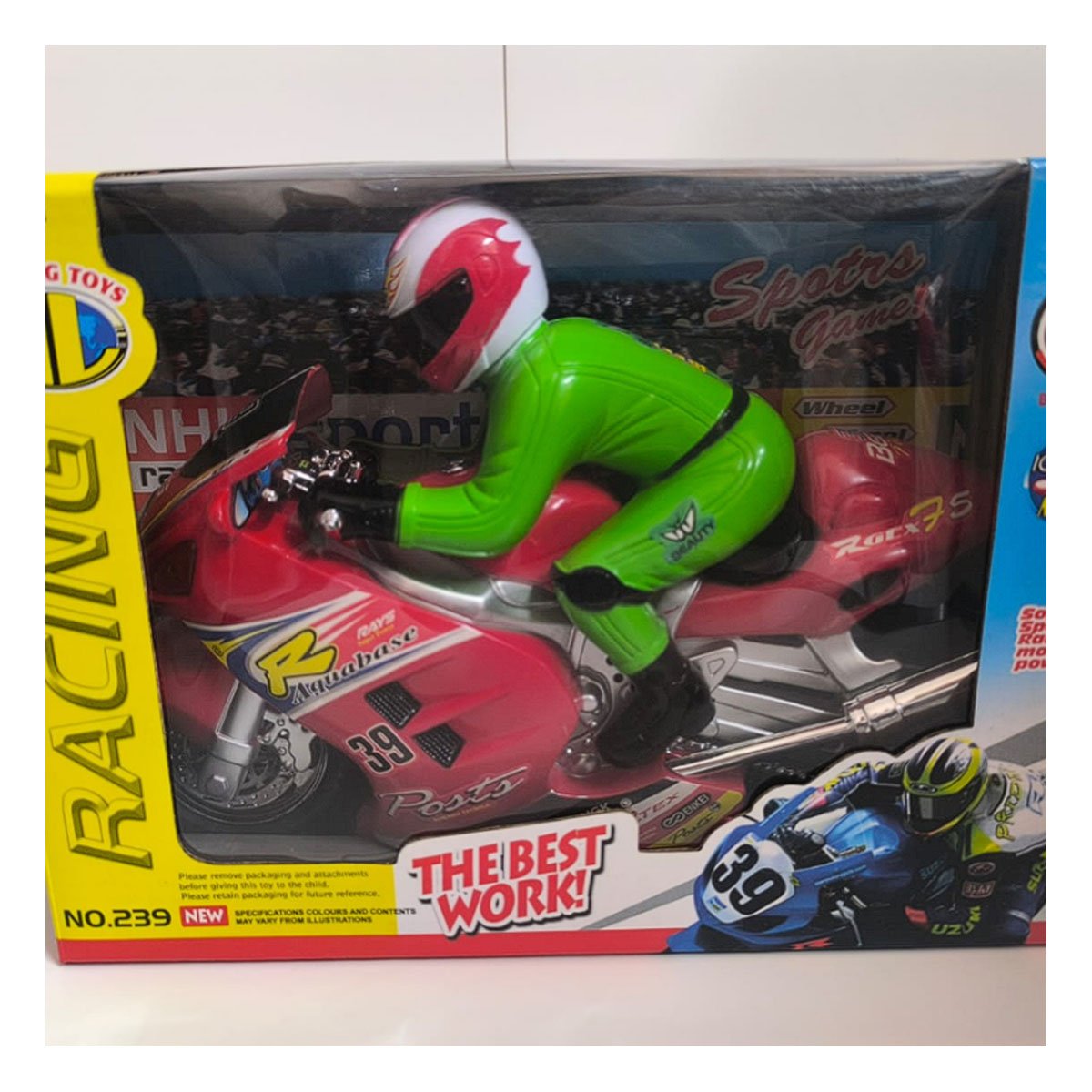 PACK2 EQUIPO DEPORTIVO CON PILOTO ROJO PARA FANTASIA DE ACCION CREATIVA YREGALO STICKER - 5