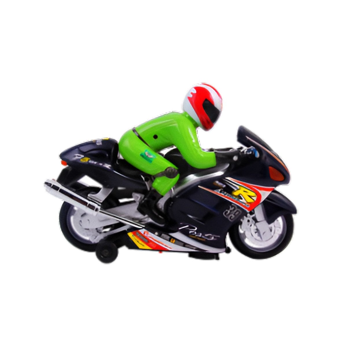 PACK2 MODELO DEPORTIVO CON PILOTO NEGRO PARA FANTASIA DE VELOCIDAD YREGALO STICKER - 2