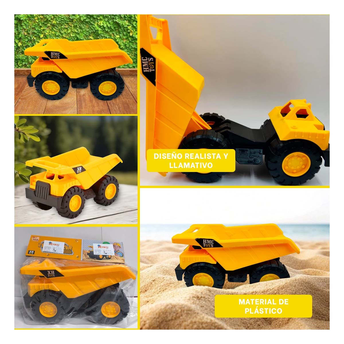 PACK12 CARGADOR AMARILLO BRAZO DELANTERO 19,5X32CM PARA JUEGO YPAPEL REGALO - 2