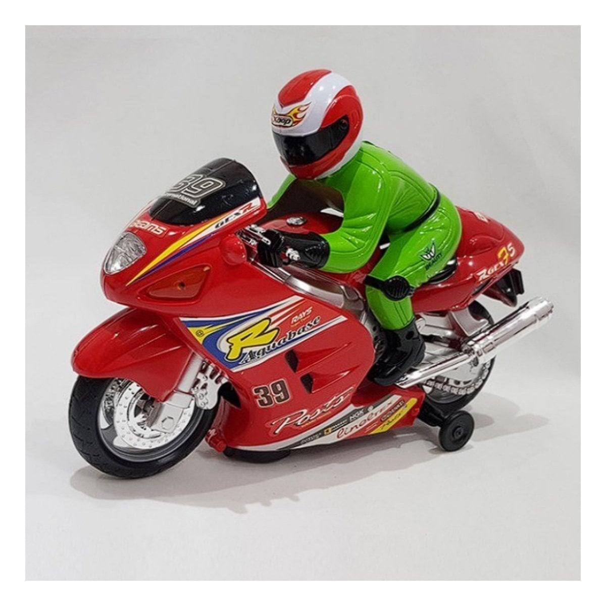 MODELO DE VELOCIDAD CON PILOTO ROJO PARA JUEGO INFANTIL DE ACCION YPAPEL REGALO - 2