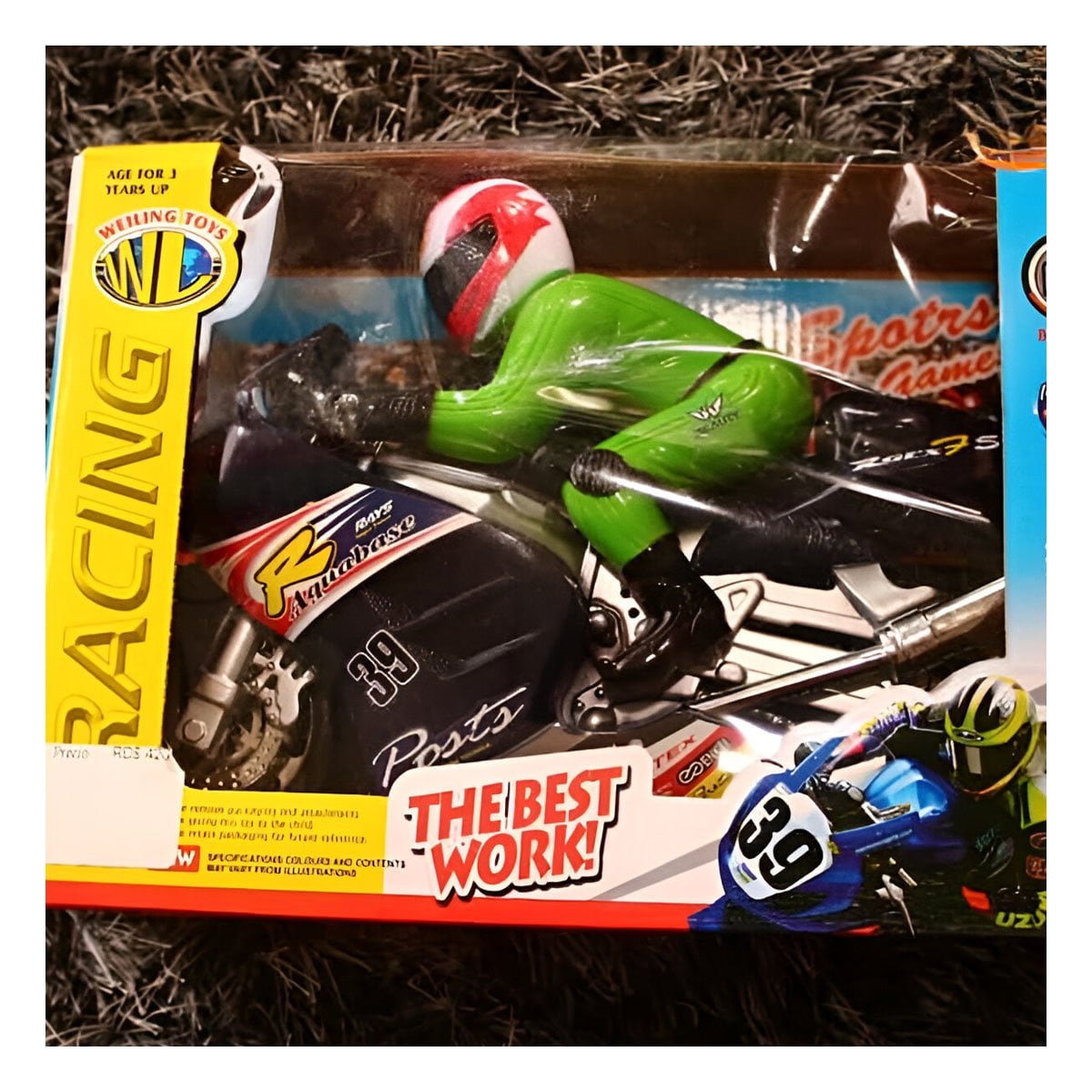 PACK6 TRANSPORTE DEPORTIVO CON PILOTO NEGRO PARA FANTASIA Y ACCION YPAPEL REGALO - 2