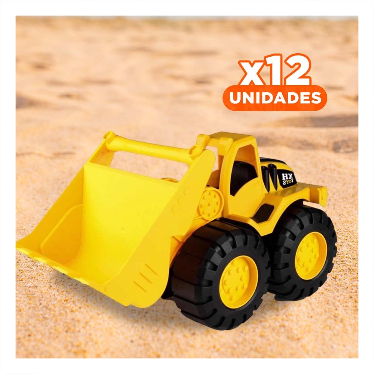 PACK12 EQUIPO DE JUEGO BRAZO DELANTERO 19,5X32CM AMARILLO - 1